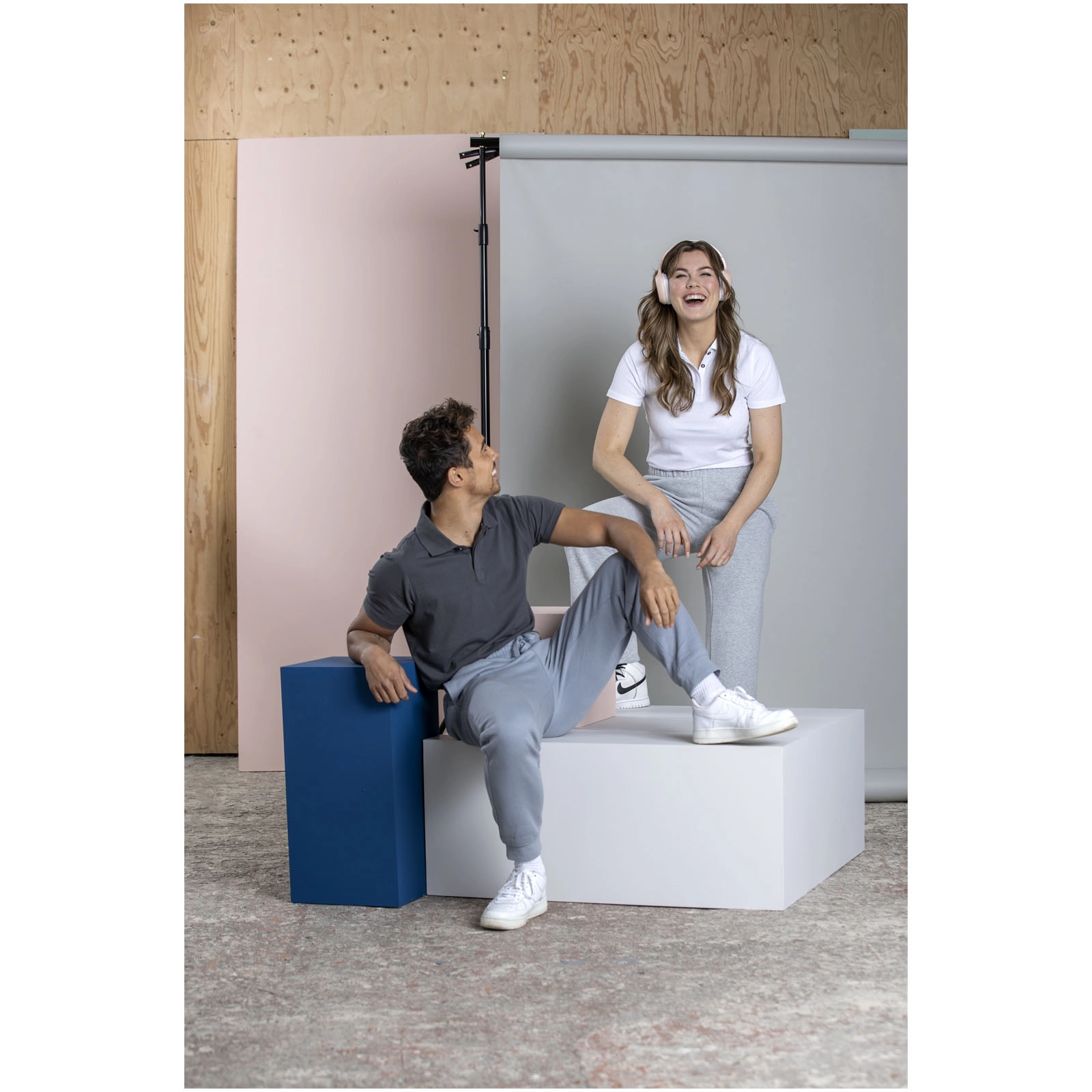 Immagine Polo Graphite a manica corta da donna in tessuto organico