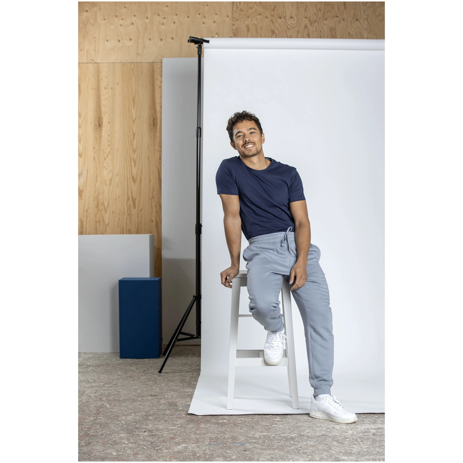 Immagine T-shirt Azurite a manica corta da uomo in tessuto organico