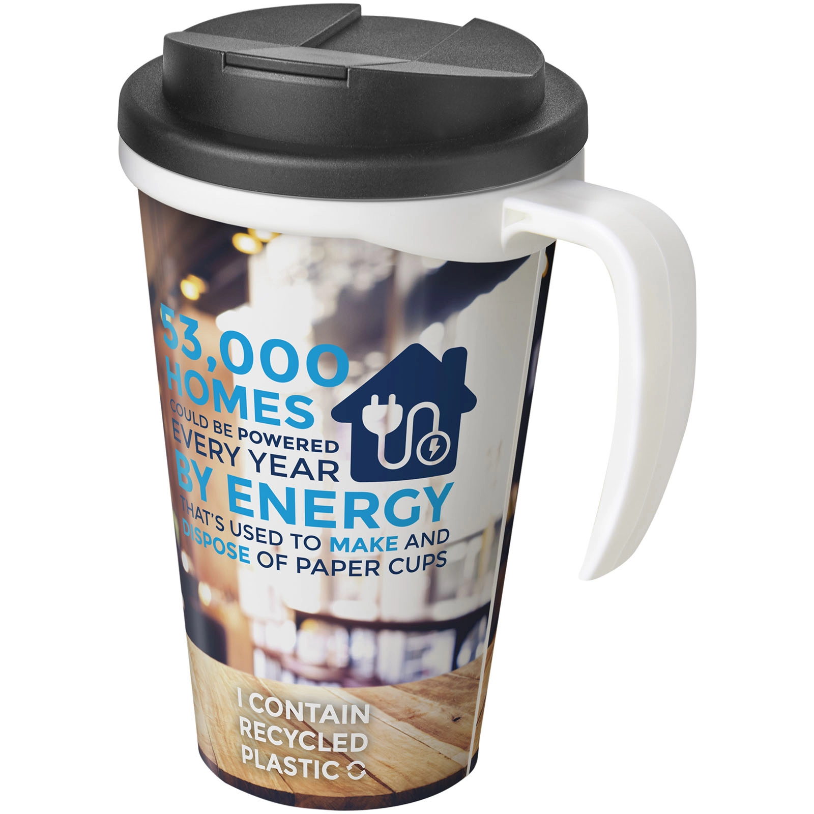 Immagine Tazza termica Brite-Americano® Grande da 350 ml con coperchio ermetico