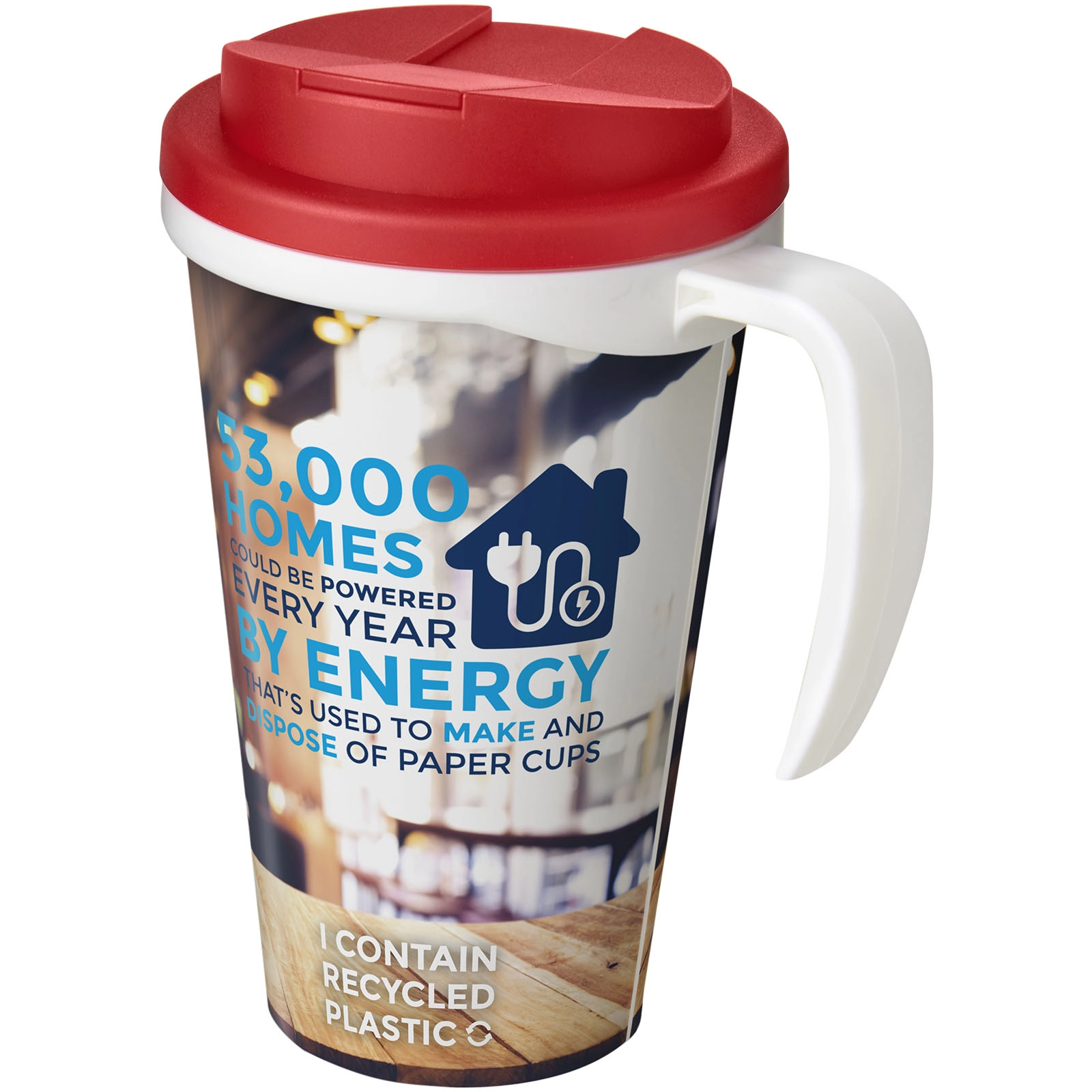 Immagine Tazza termica Brite-Americano® Grande da 350 ml con coperchio ermetico