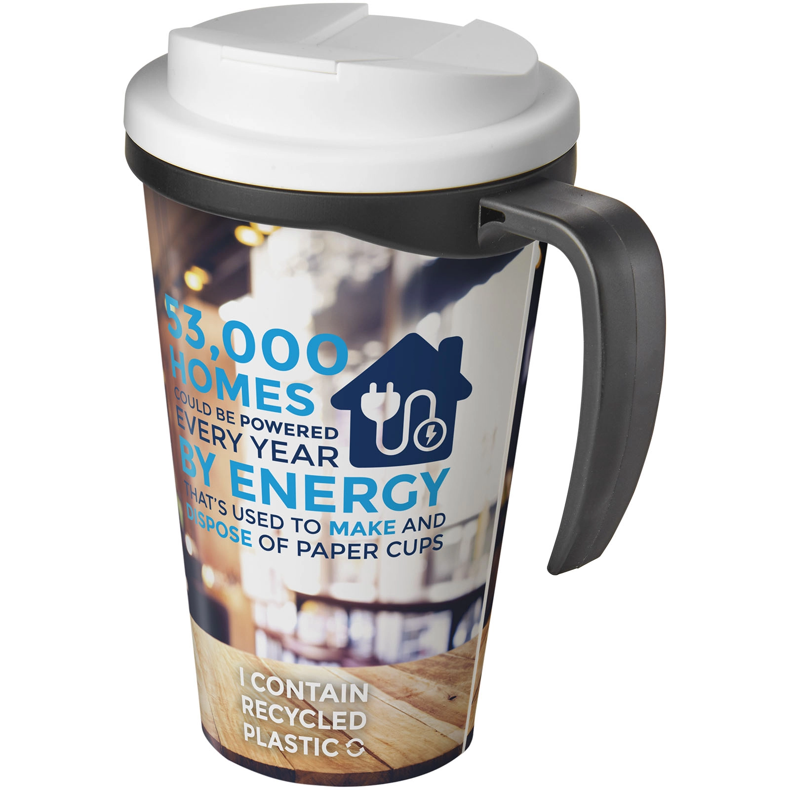 Immagine Tazza termica Brite-Americano® Grande da 350 ml con coperchio ermetico