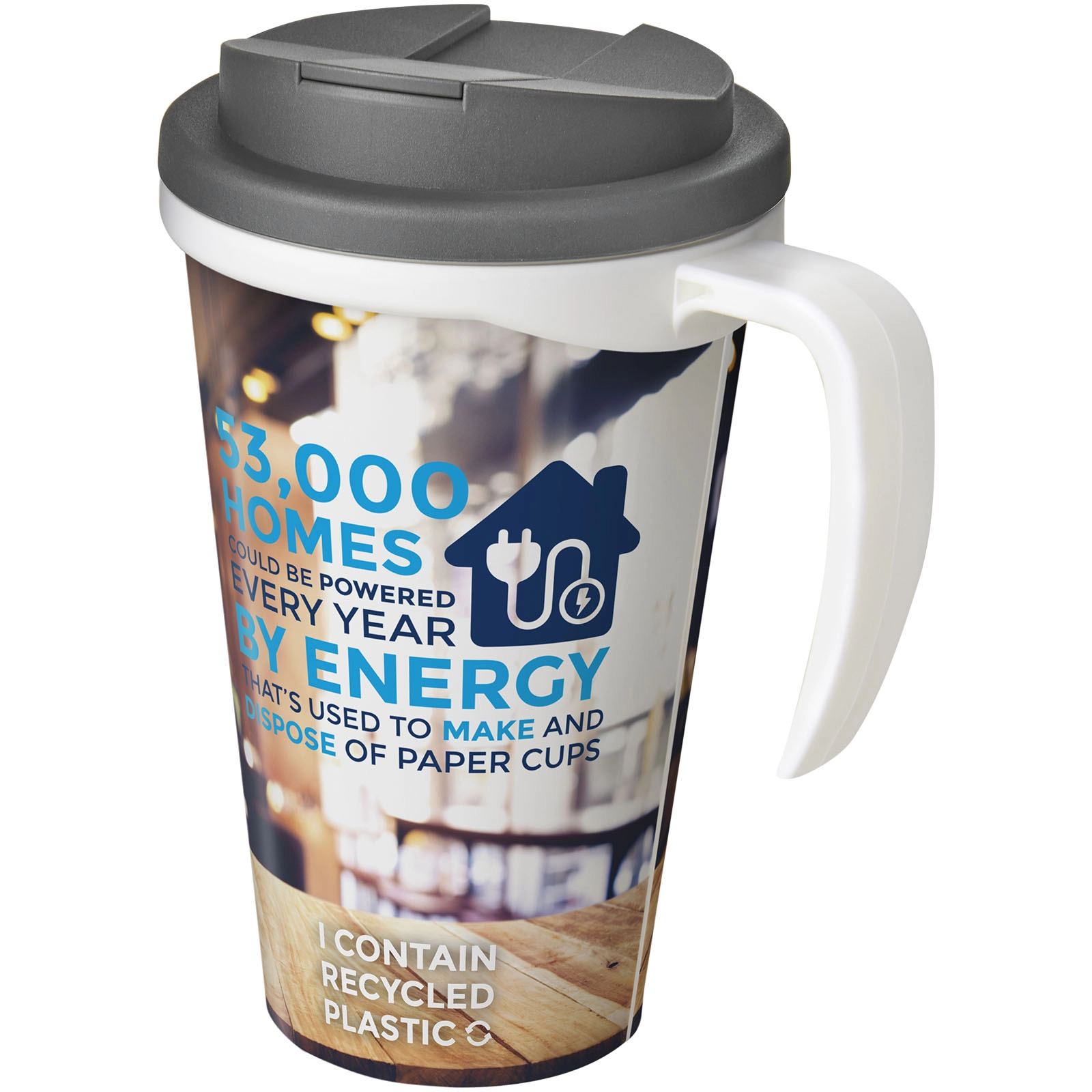 Immagine Tazza termica Brite-Americano® Grande da 350 ml con coperchio ermetico
