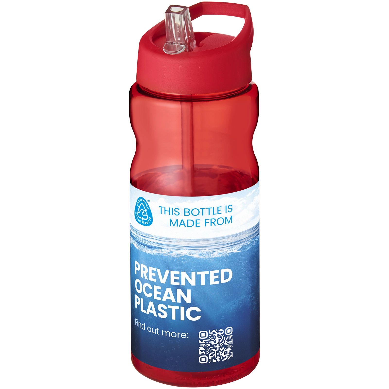 Immagine Borraccia sportiva H2O Active® Eco Base da 650 ml con coperchio con beccuccio