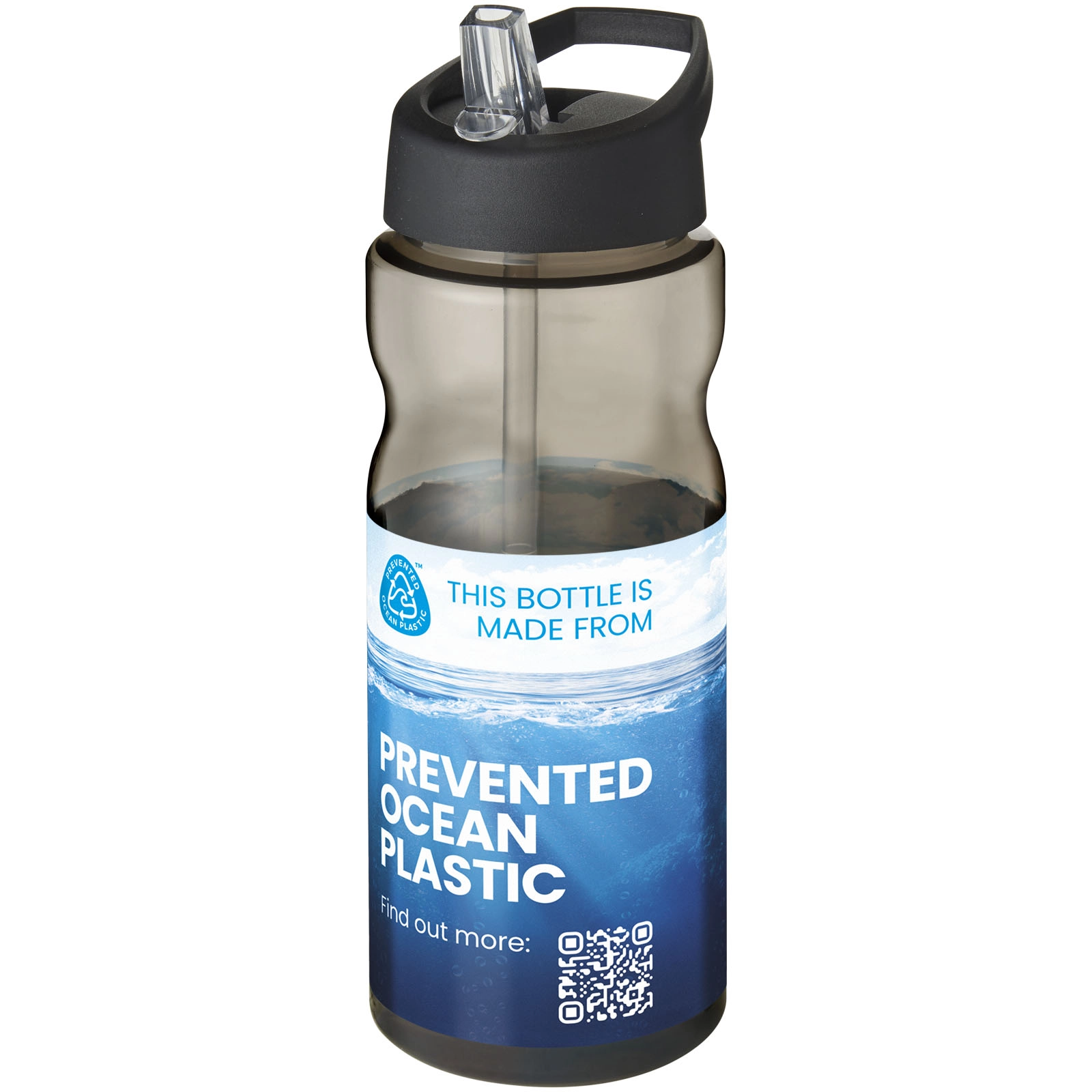 Immagine Borraccia sportiva H2O Active® Eco Base da 650 ml con coperchio con beccuccio