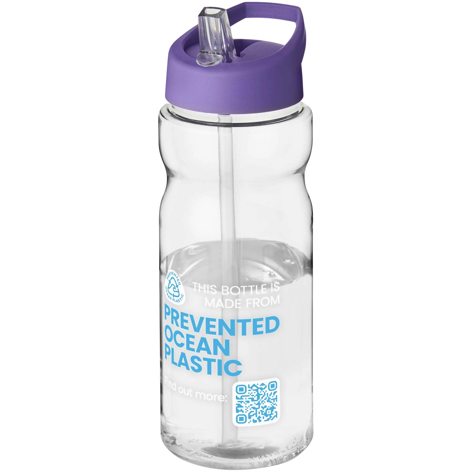 Immagine Borraccia sportiva H2O Active® Eco Base da 650 ml con coperchio con beccuccio