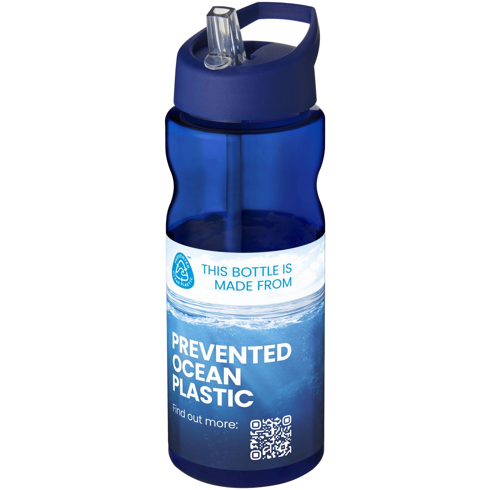 Immagine Borraccia sportiva H2O Active® Eco Base da 650 ml con coperchio con beccuccio