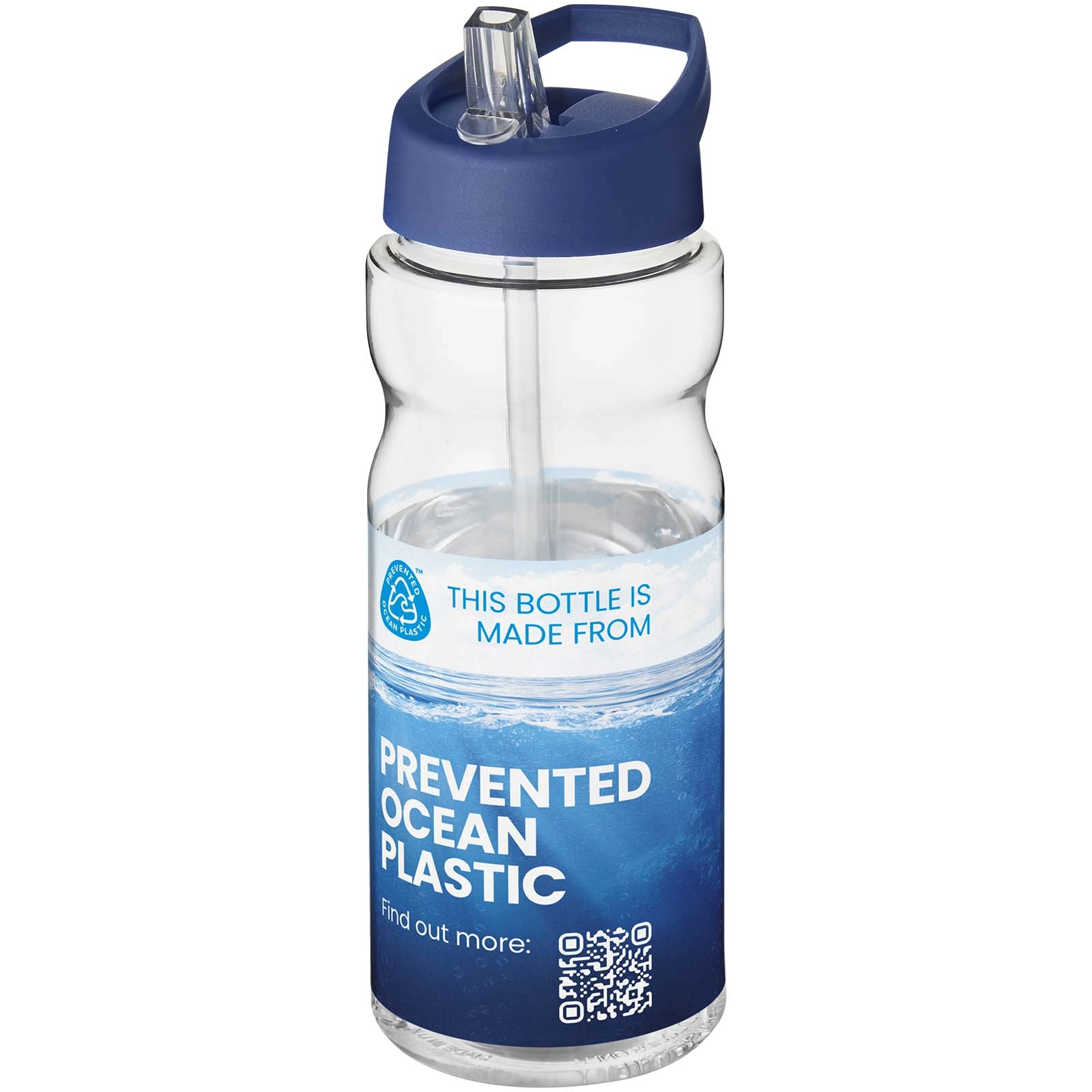 Immagine Borraccia sportiva H2O Active® Eco Base da 650 ml con coperchio con beccuccio