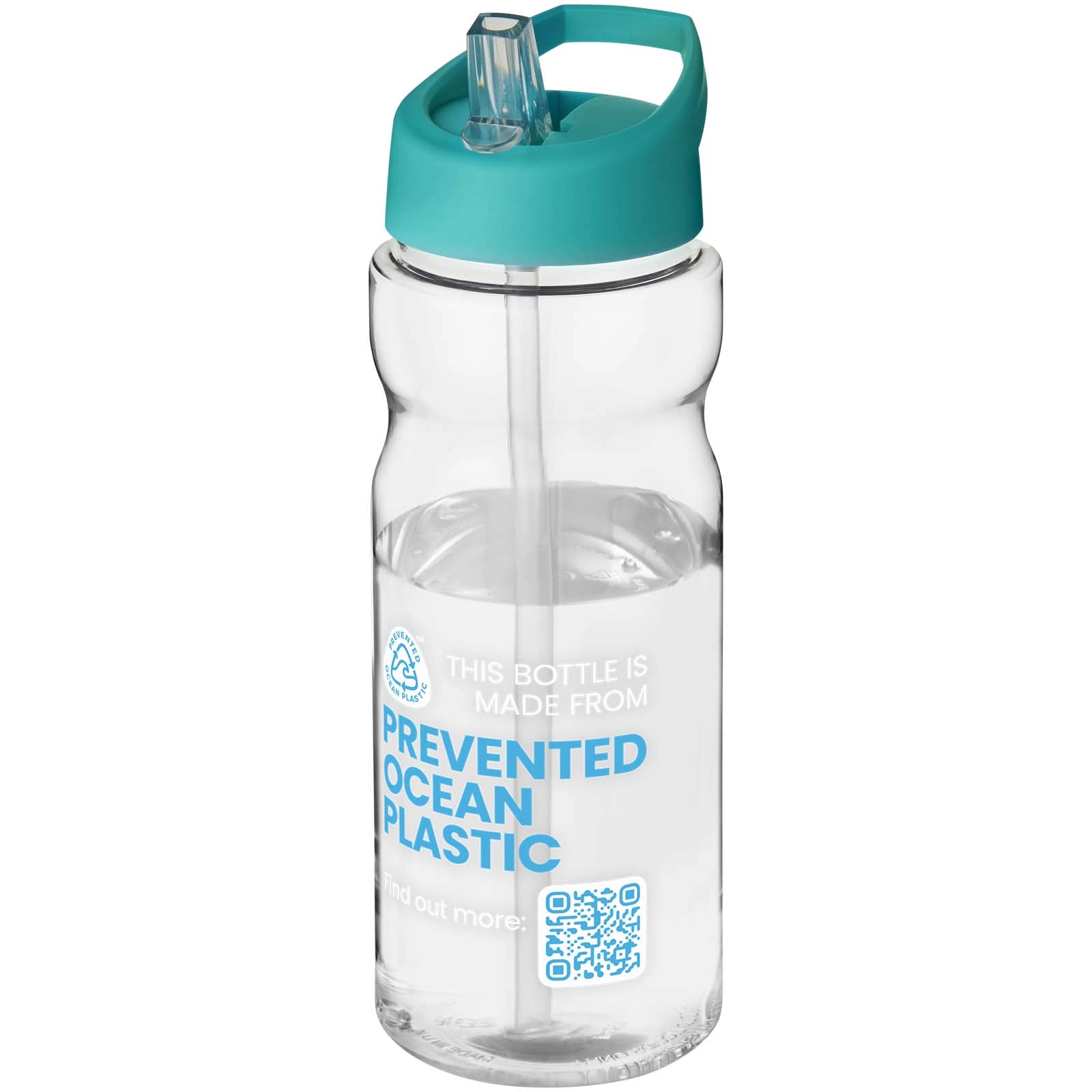 Immagine Borraccia sportiva H2O Active® Eco Base da 650 ml con coperchio con beccuccio