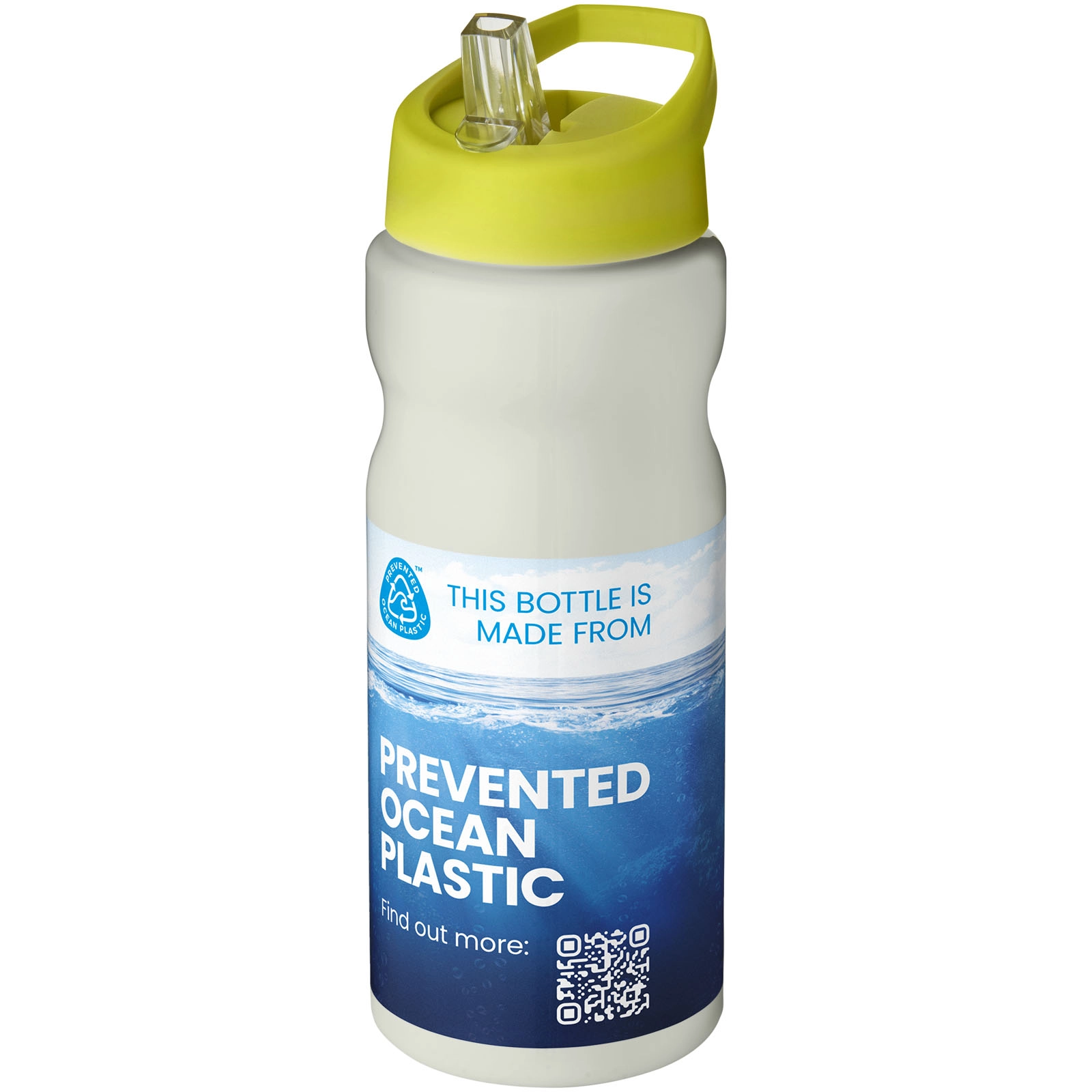 Immagine Borraccia sportiva H2O Active® Eco Base da 650 ml con coperchio con beccuccio