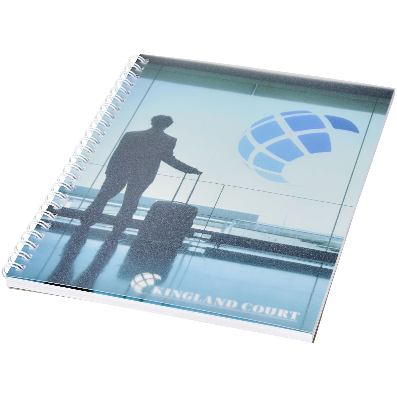 Immagine Notebook A5 spiralato Desk-Mate® con copertina in PP
