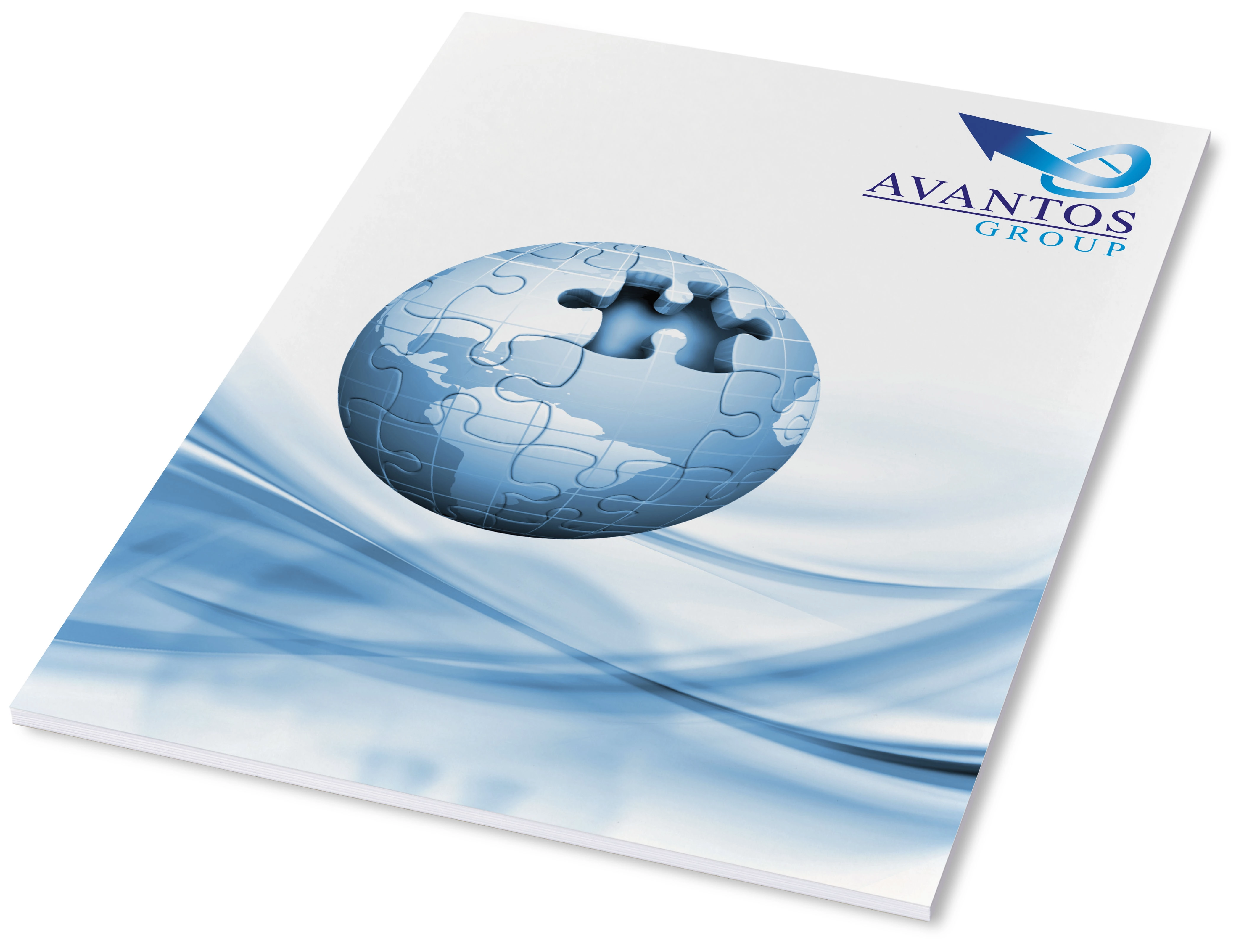 Immagine Block notes A4 Desk-Mate® con copertina avvolgente