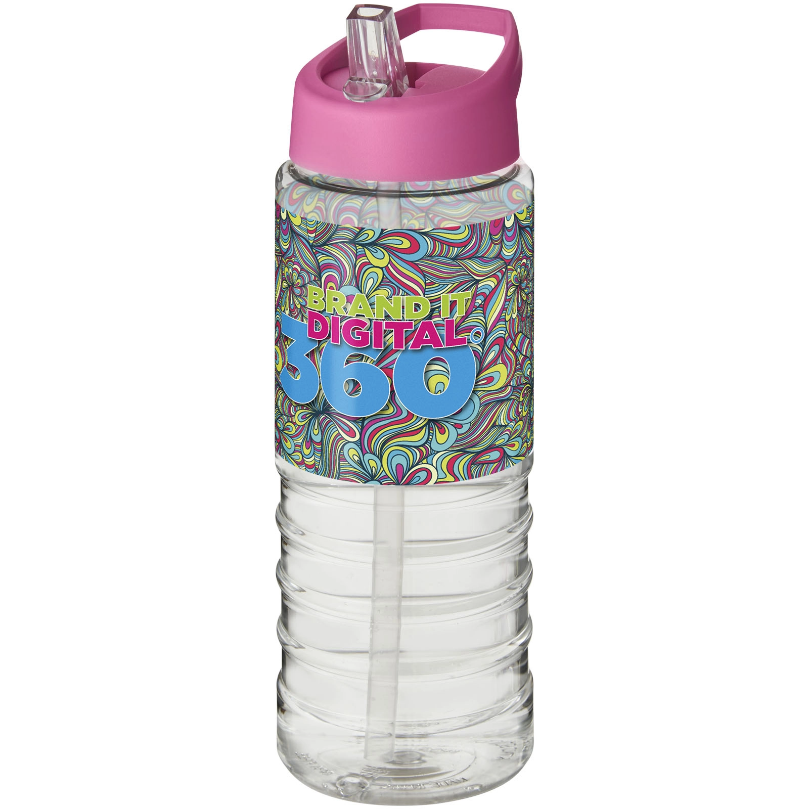 Immagine Borraccia sportiva H2O Active® Treble da 750 ml con coperchio con beccuccio
