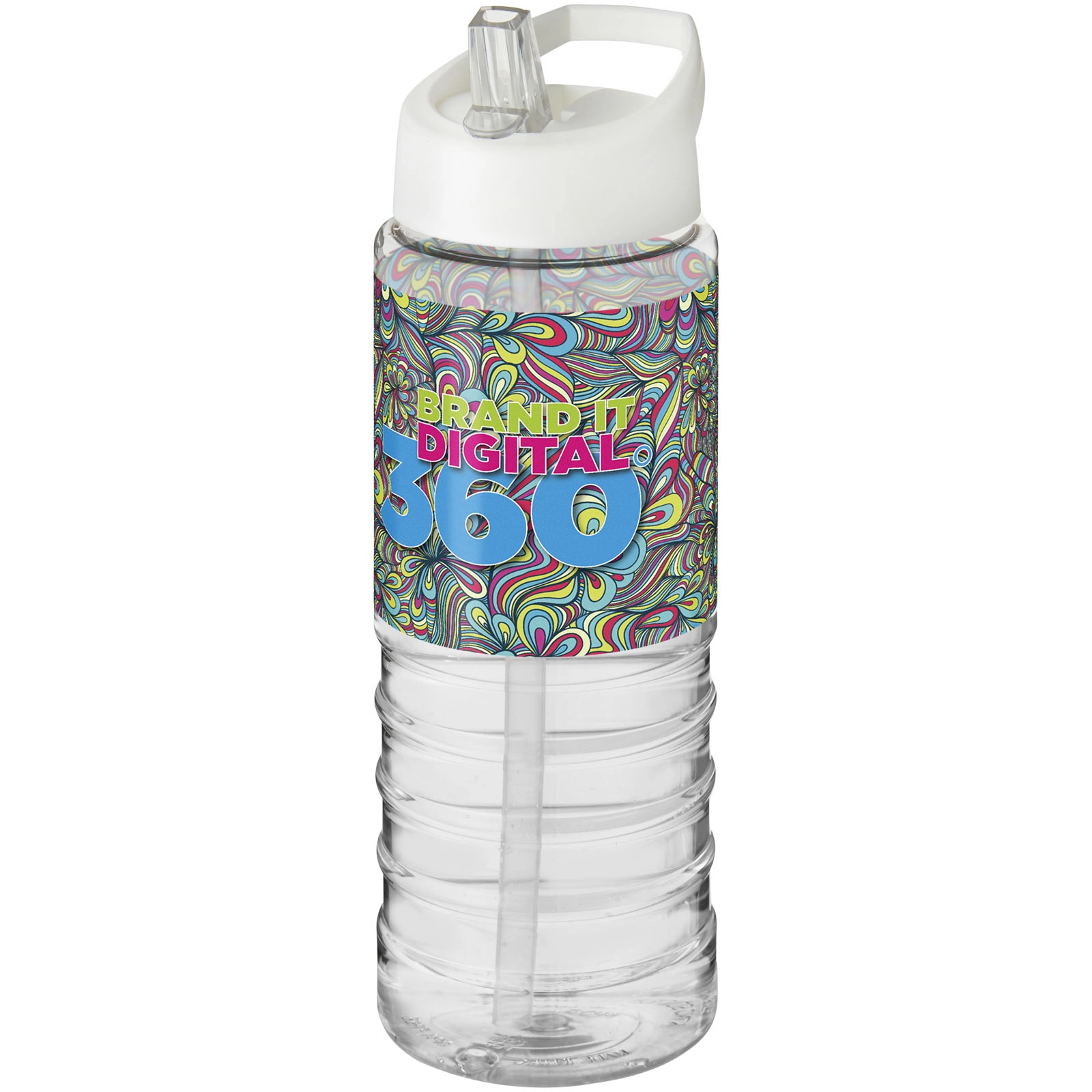 Immagine Borraccia sportiva H2O Active® Treble da 750 ml con coperchio con beccuccio