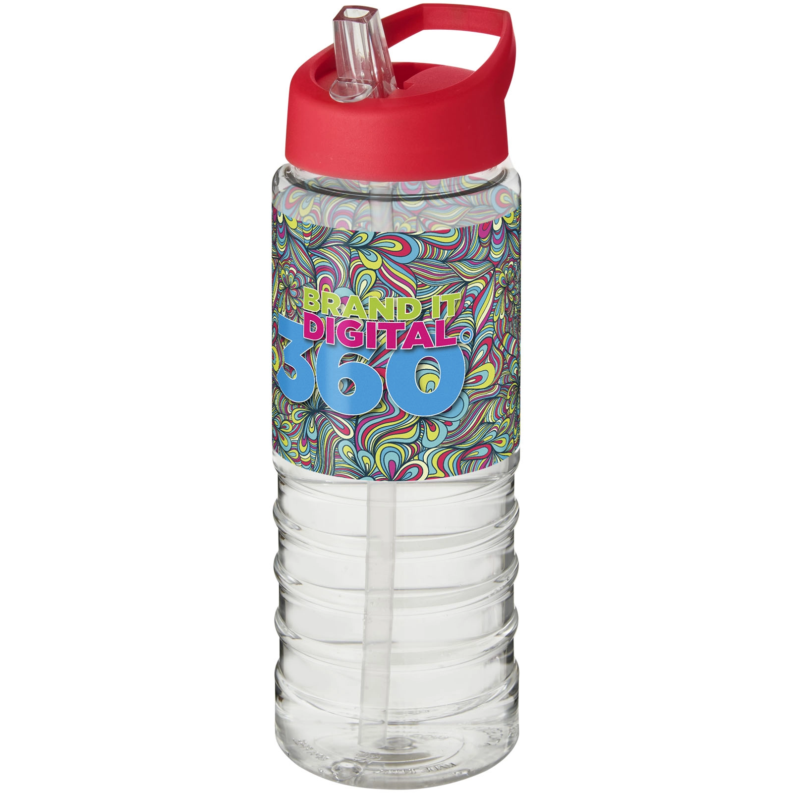 Immagine Borraccia sportiva H2O Active® Treble da 750 ml con coperchio con beccuccio