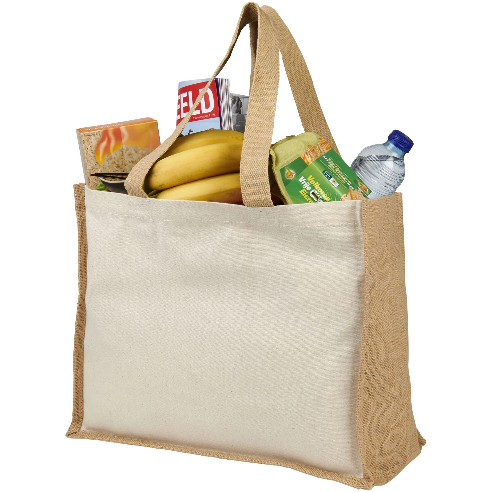 Immagine Shopper in iuta e canvas 320 g/m² Varai - 23L