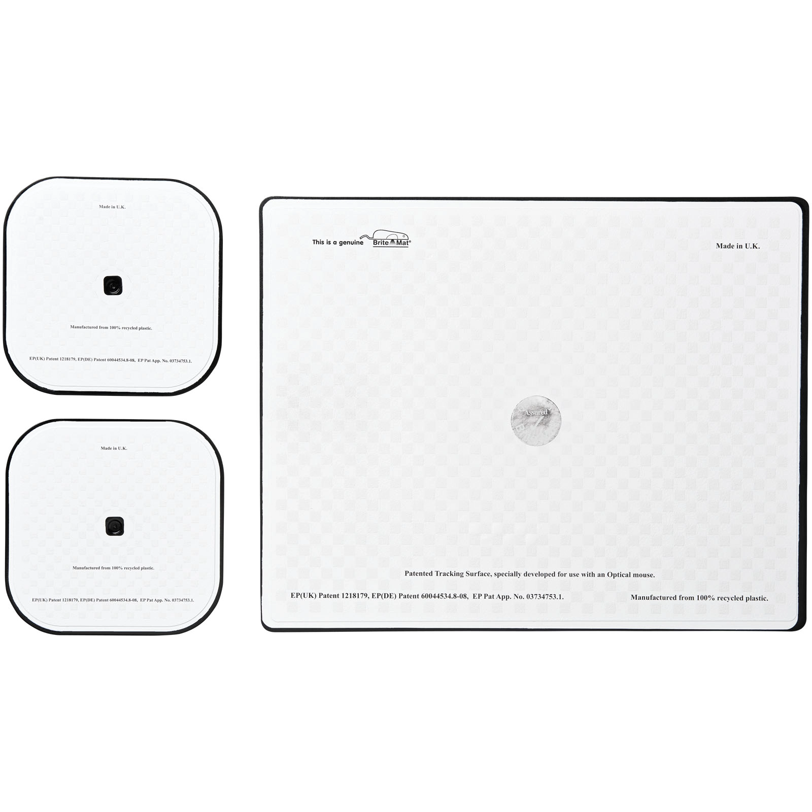 Immagine Set Brite-Mat® 3 con tappetino per mouse e sottobicchieri