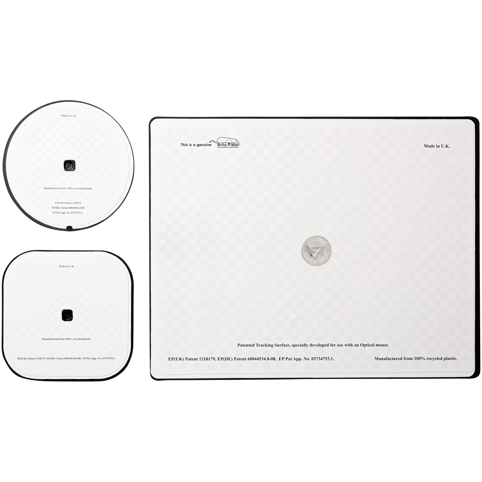 Immagine Set Brite-Mat® 1 con tappetino per mouse e sottobicchieri