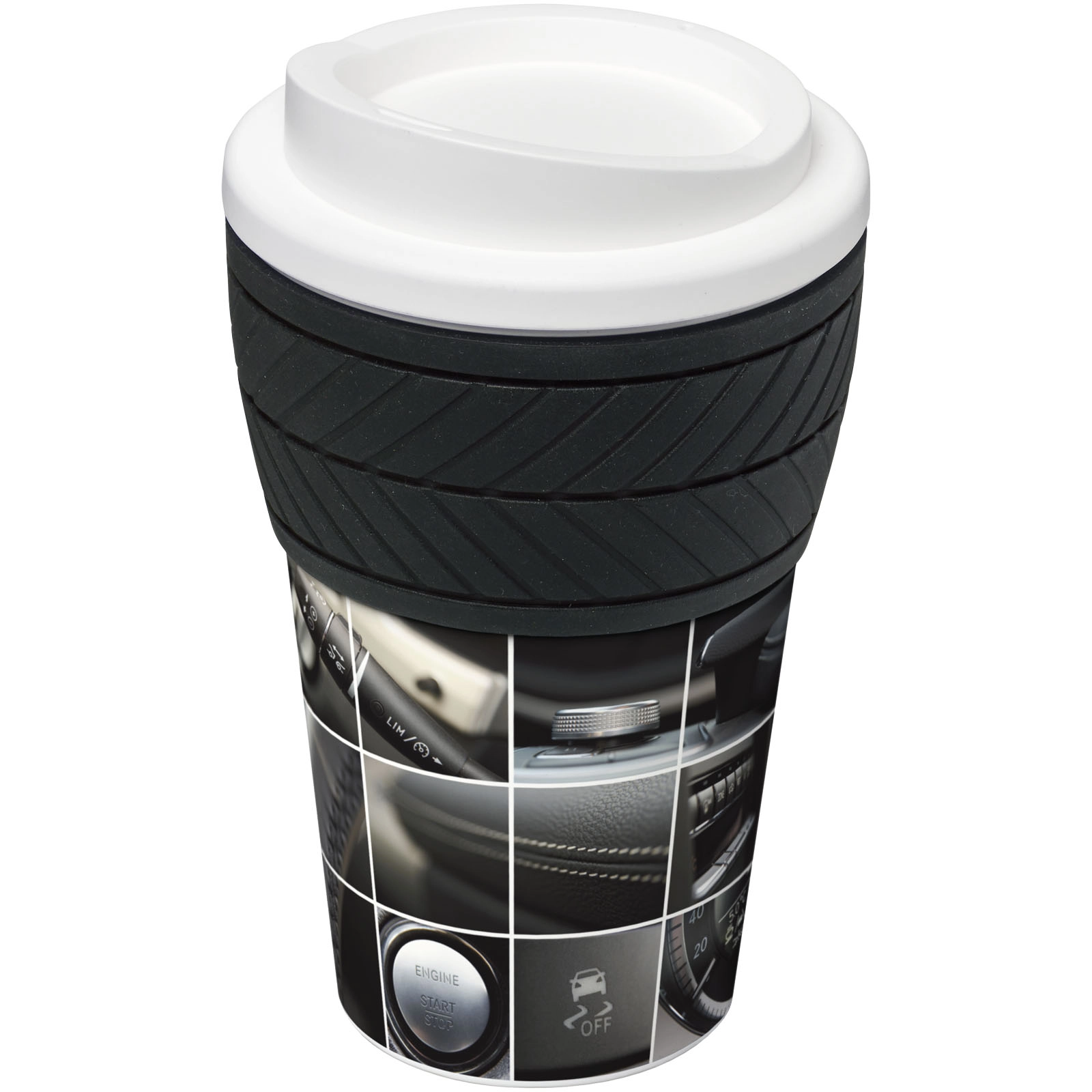 Immagine Tazza termica Brite-Americano® da 350 ml con Tyre-grip