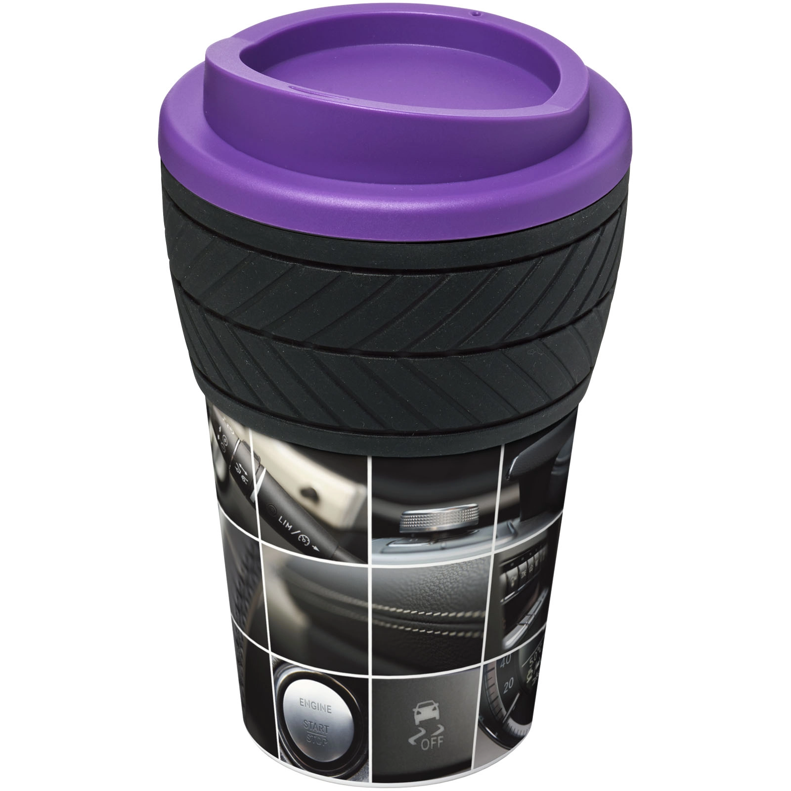 Immagine Tazza termica Brite-Americano® da 350 ml con Tyre-grip
