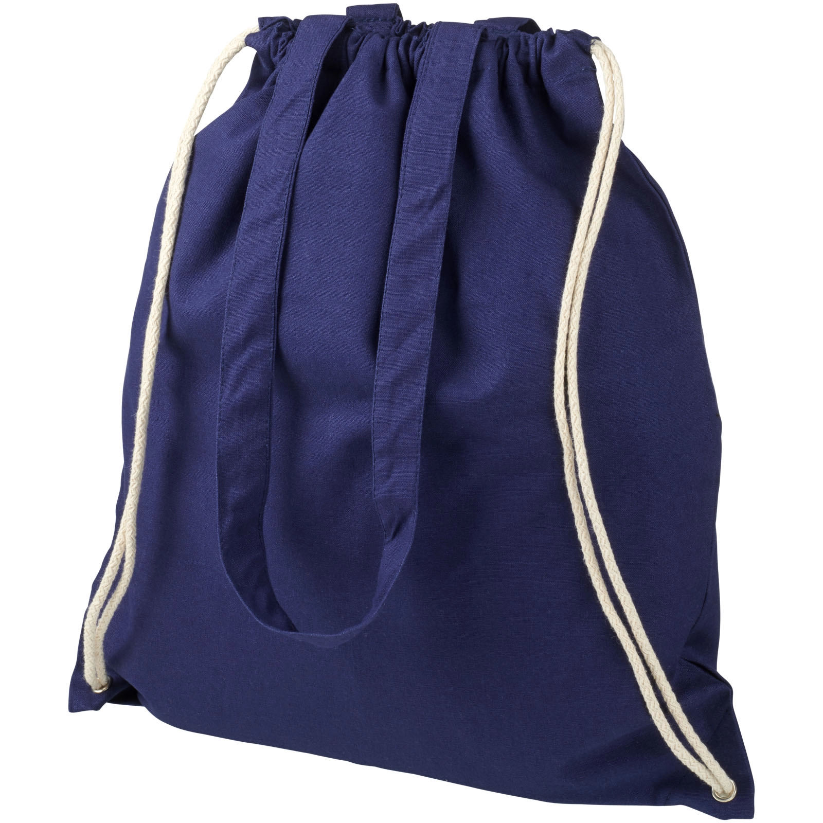 Immagine Zaino con cordoncino Eliza in cotone da 240 g/m² - 6L