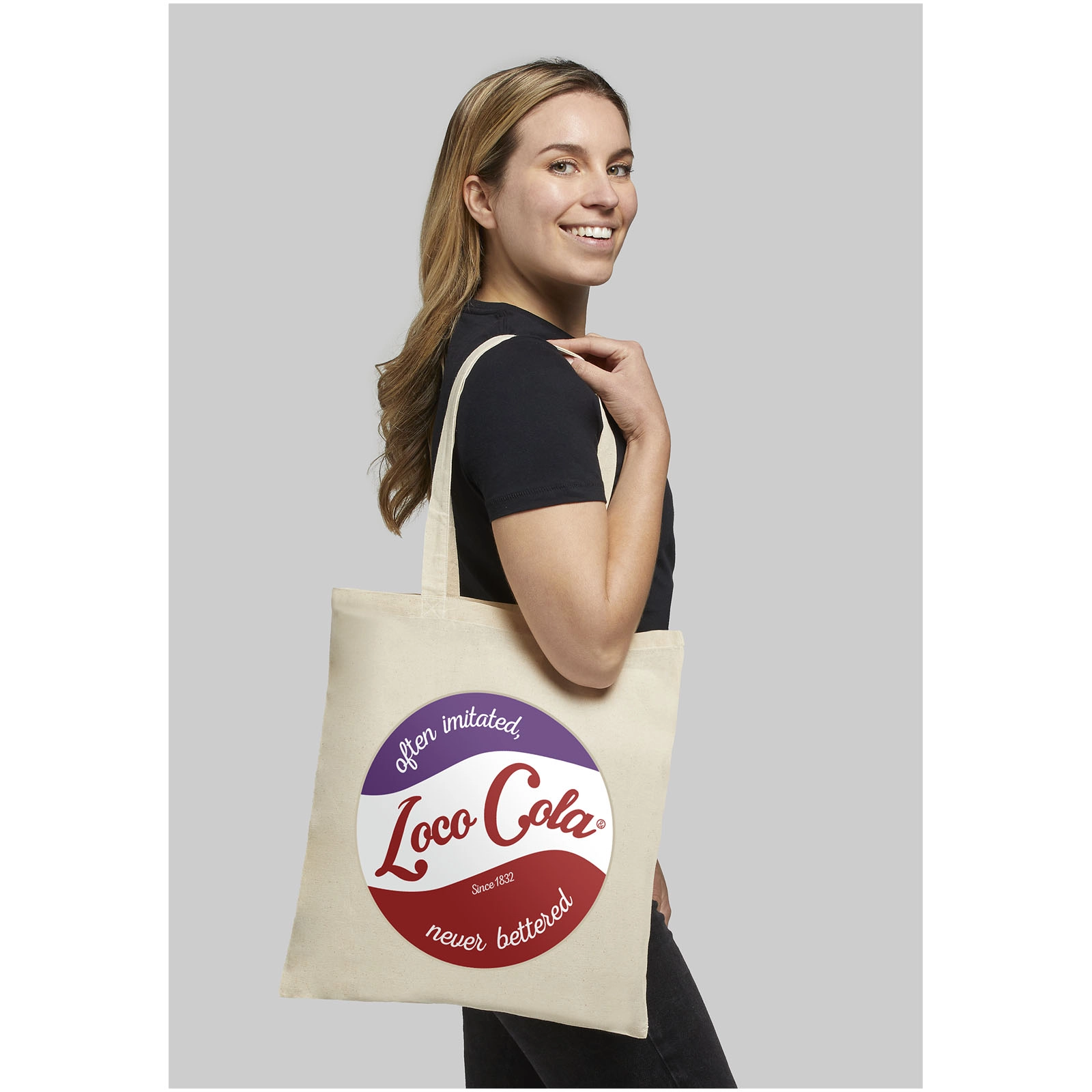Immagine Shopper in cotone 140 g/m² Madras - 7L