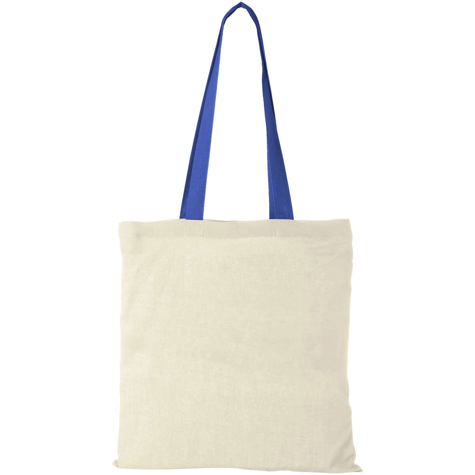 Immagine Shopper in cotone 100 g/m² con manici colorati Nevada - 7L