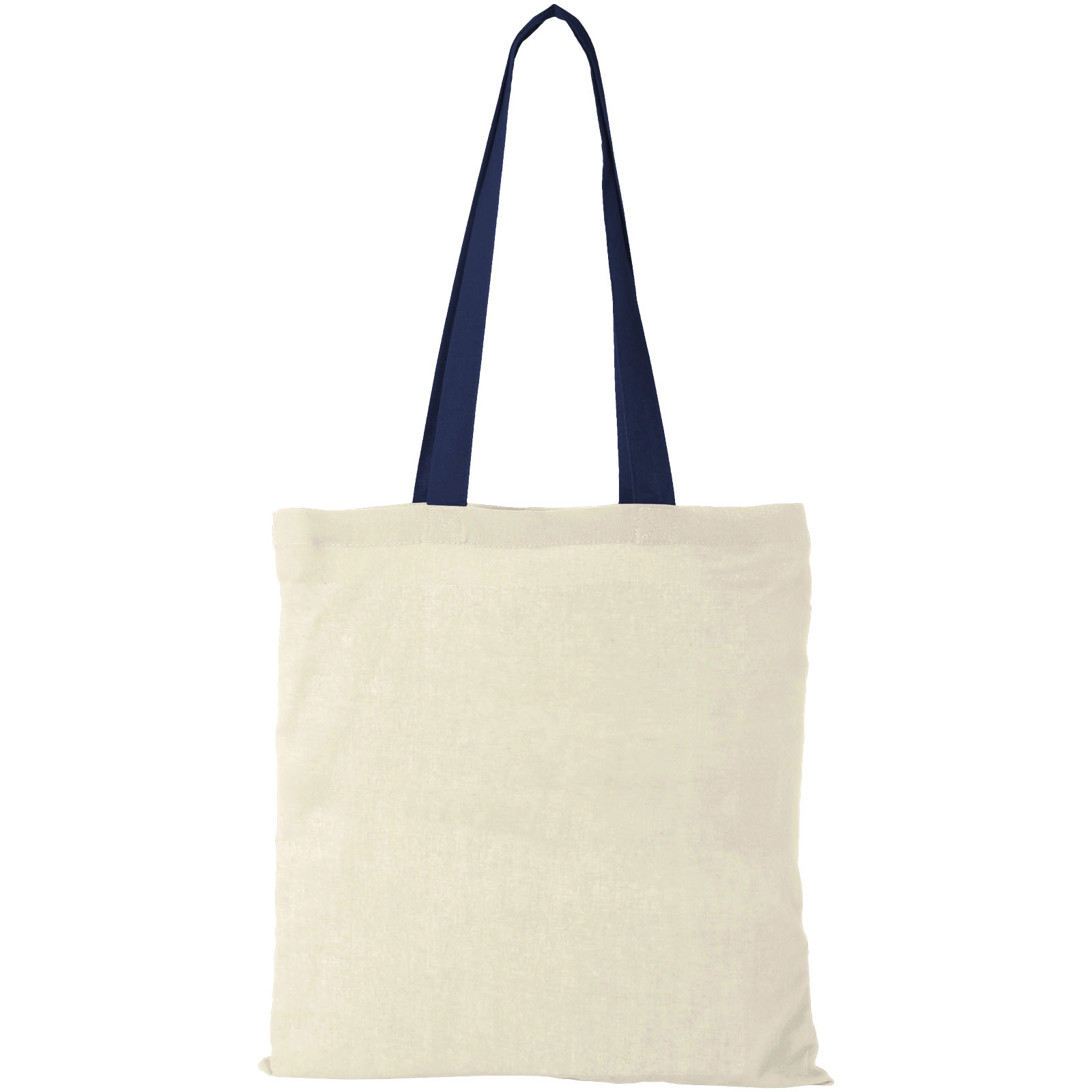 Immagine Shopper in cotone 100 g/m² con manici colorati Nevada - 7L
