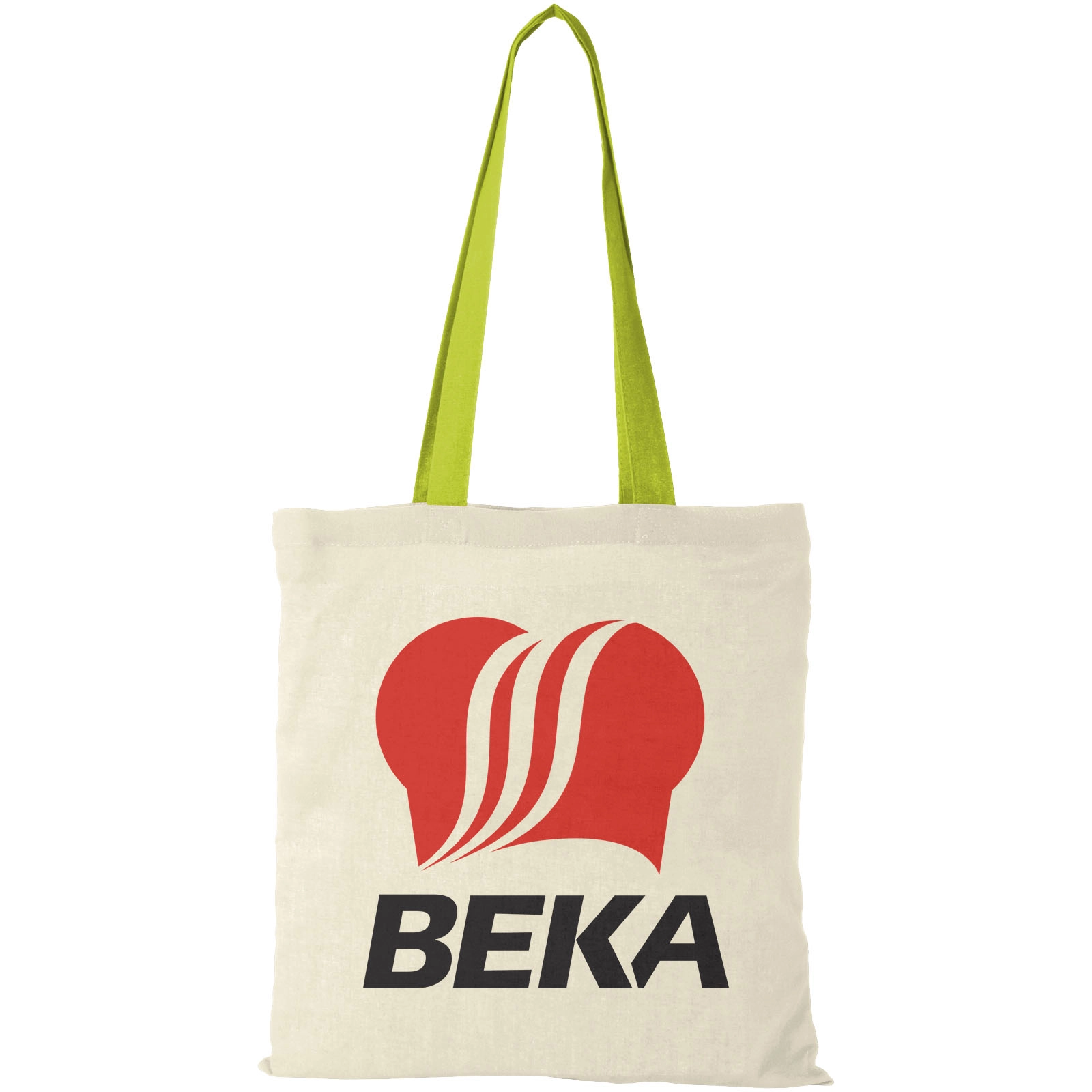 Immagine Shopper in cotone 100 g/m² con manici colorati Nevada - 7L