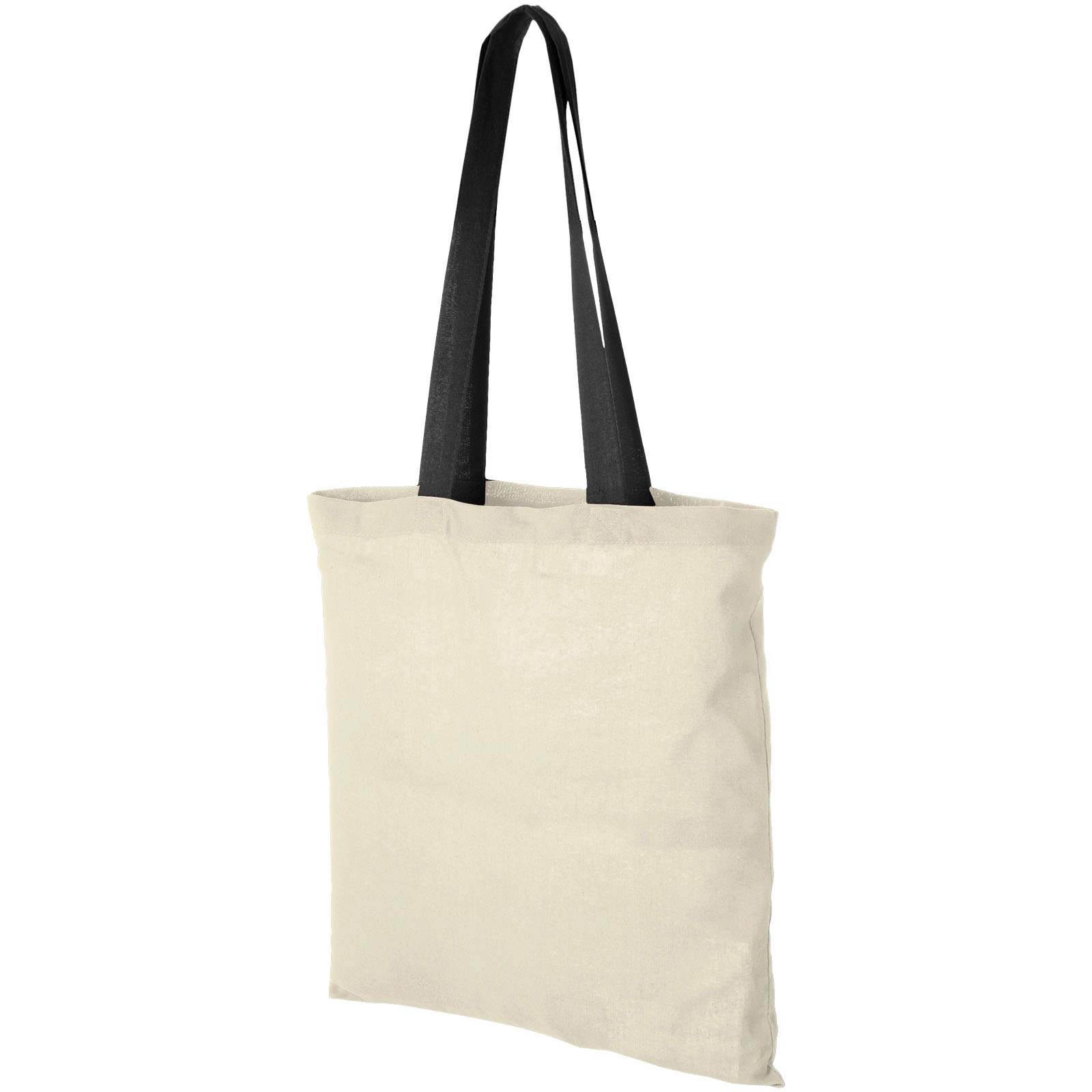 Immagine Shopper in cotone 100 g/m² con manici colorati Nevada - 7L