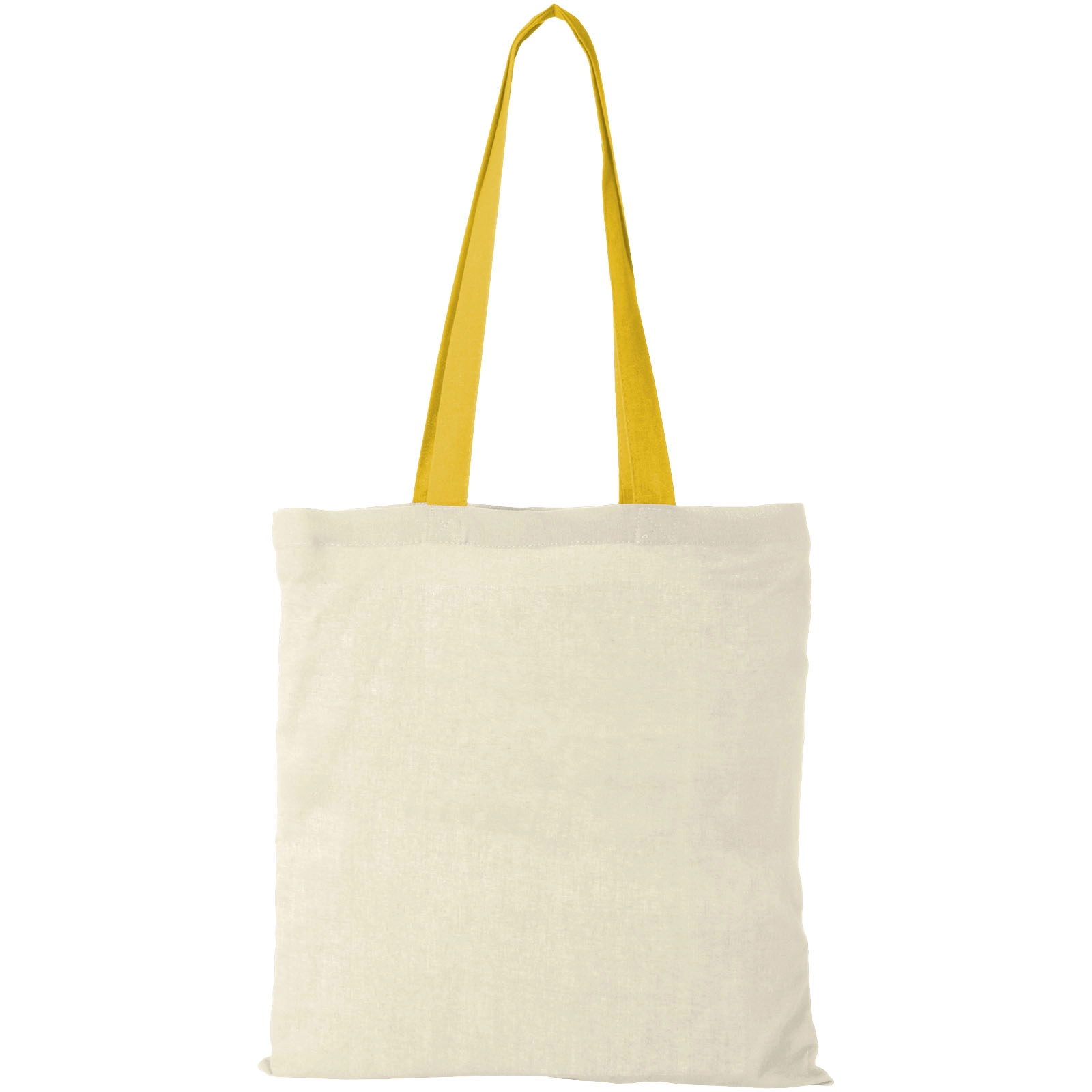 Immagine Shopper in cotone 100 g/m² con manici colorati Nevada - 7L