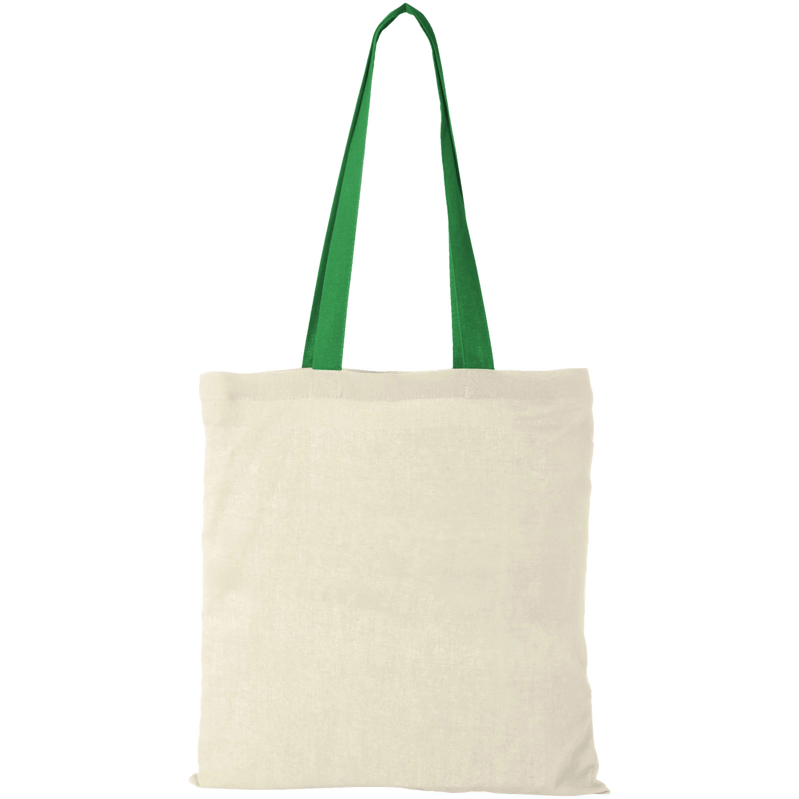 Immagine Shopper in cotone 100 g/m² con manici colorati Nevada - 7L