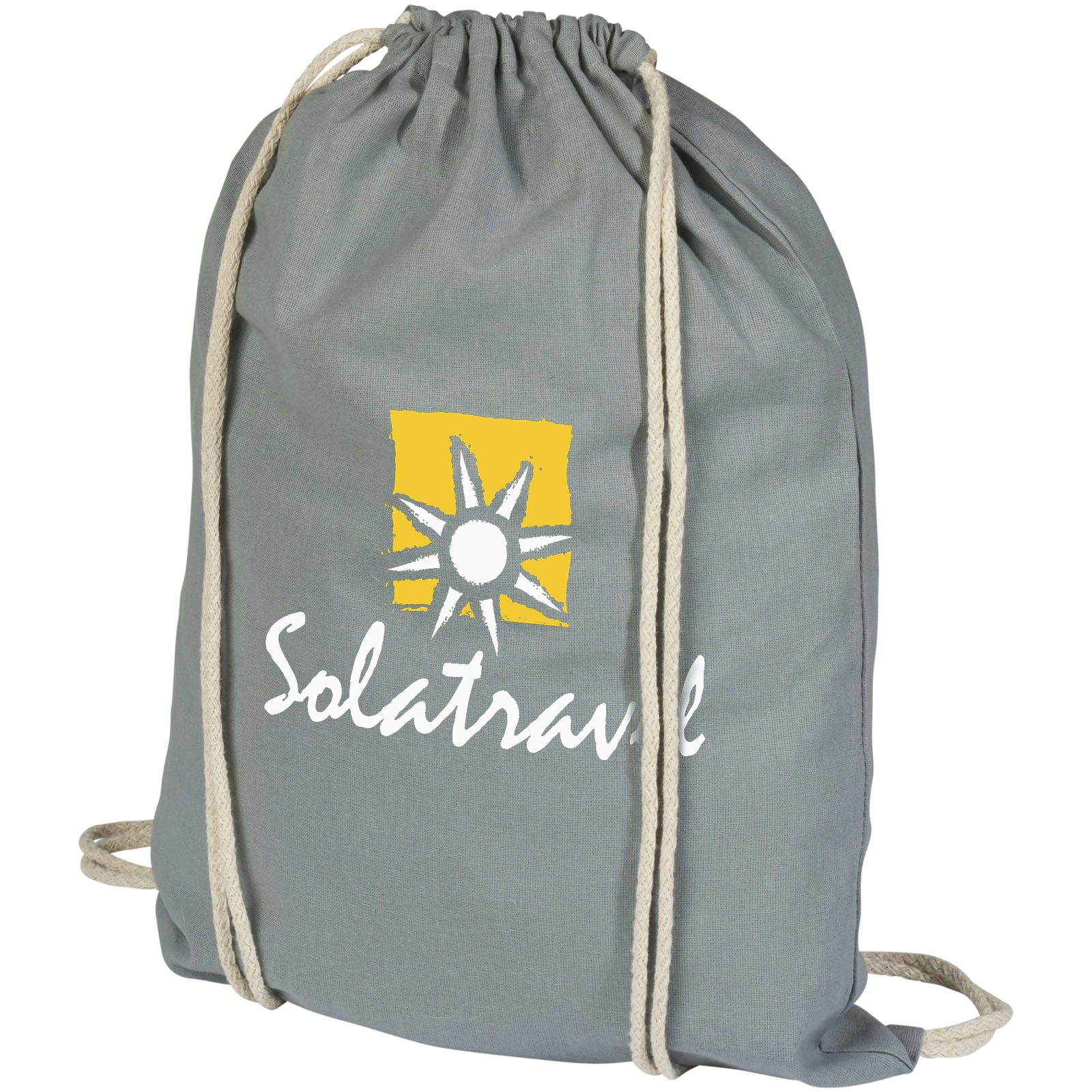 Immagine Sacca in cotone 100 g/m² con coulisse Oregon - 5L