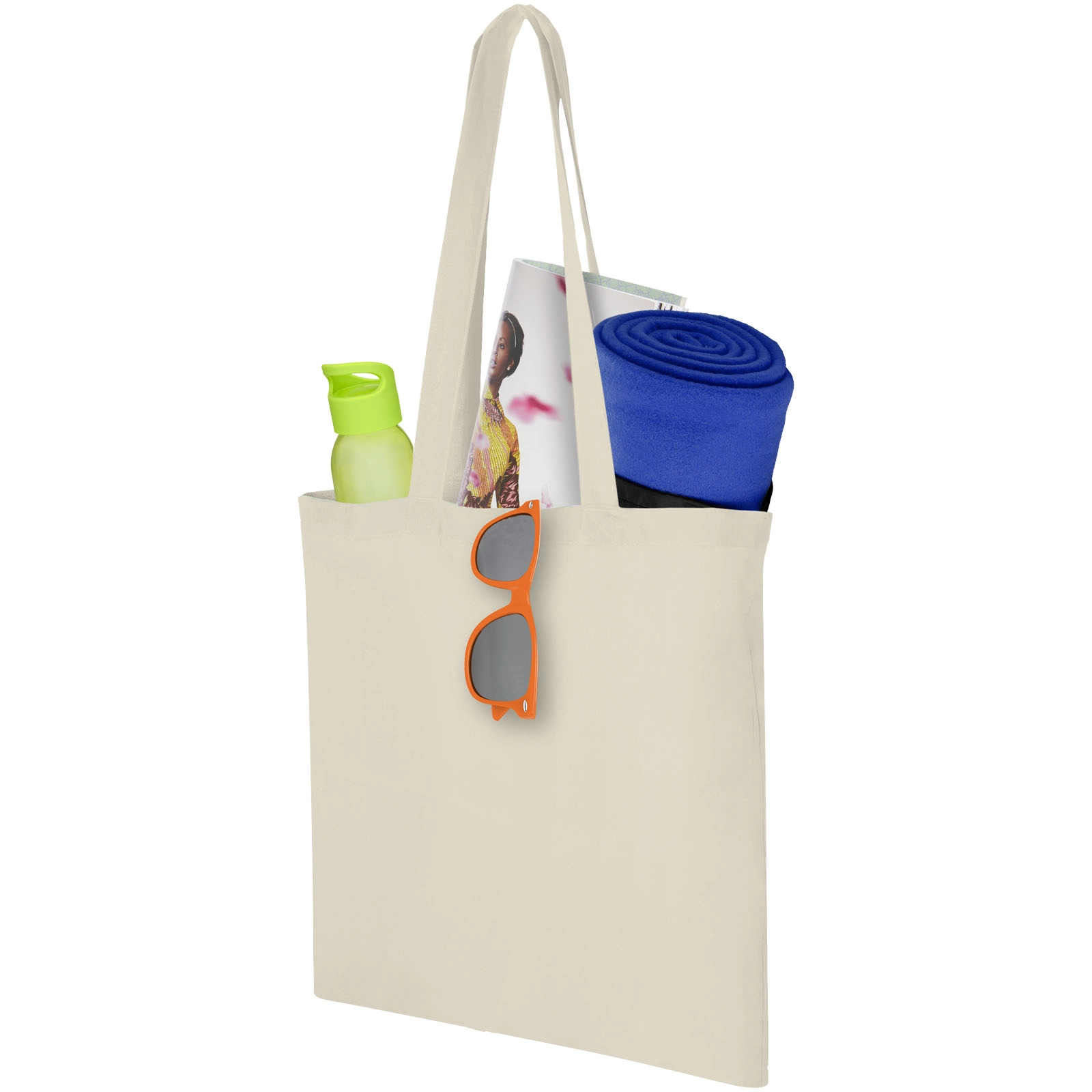 Immagine Shopper in cotone 100 g/m² Carolina - 7L
