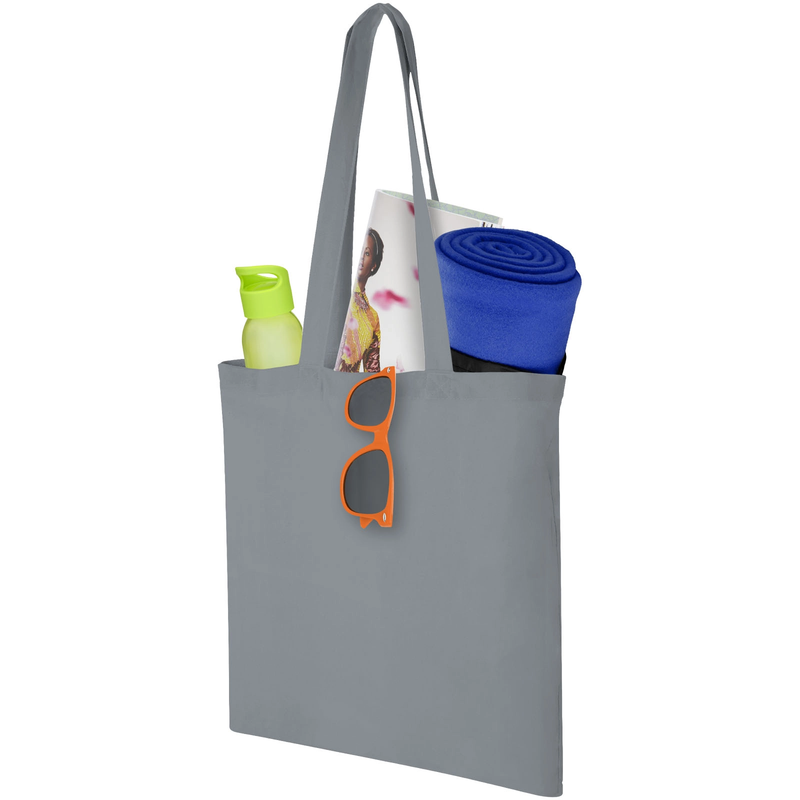 Immagine Shopper in cotone 100 g/m² Carolina - 7L