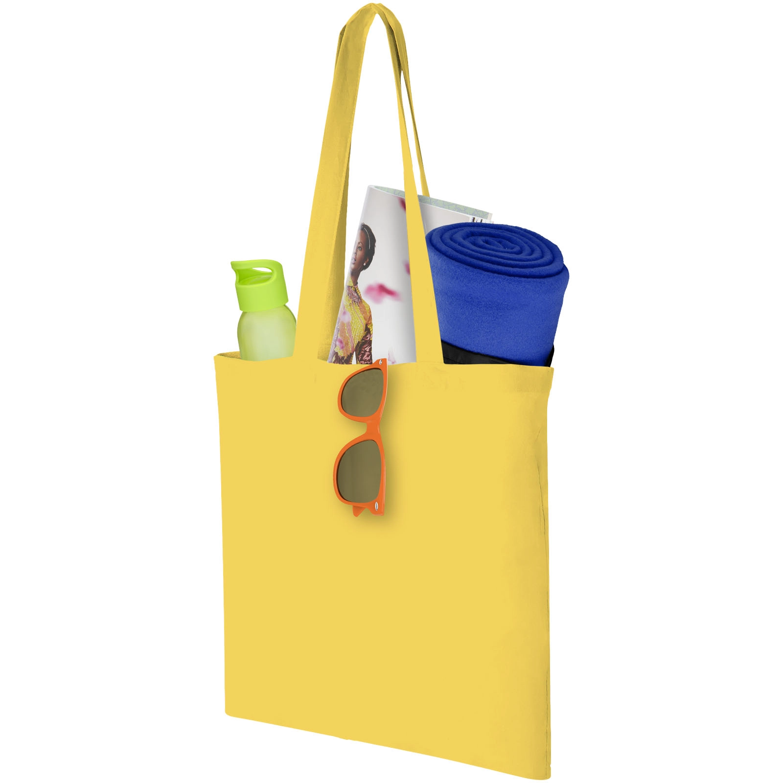Immagine Shopper in cotone 100 g/m² Carolina - 7L