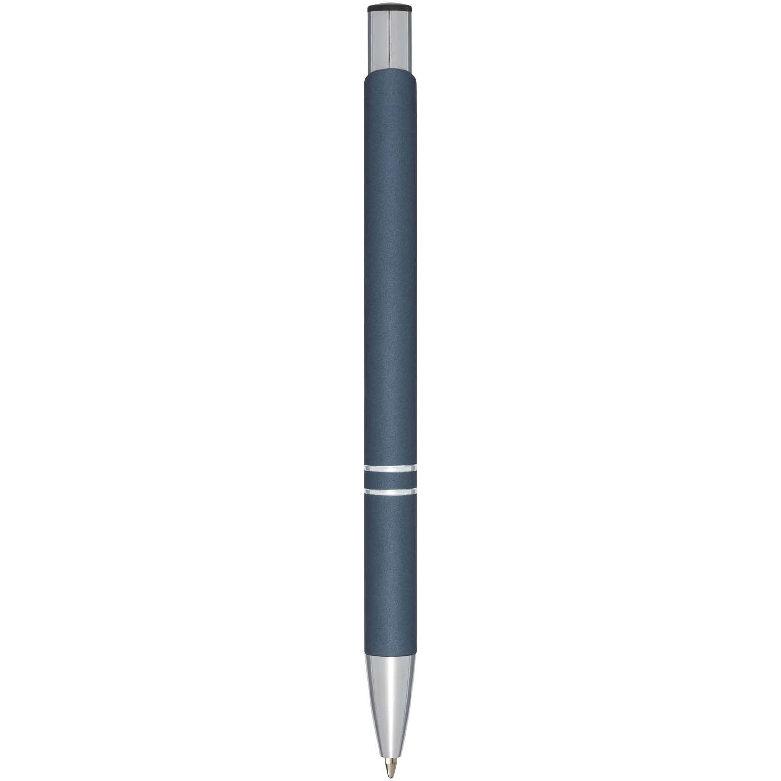 Immagine Penna a sfera a scatto Moneta soft touch (inchiostro nero)