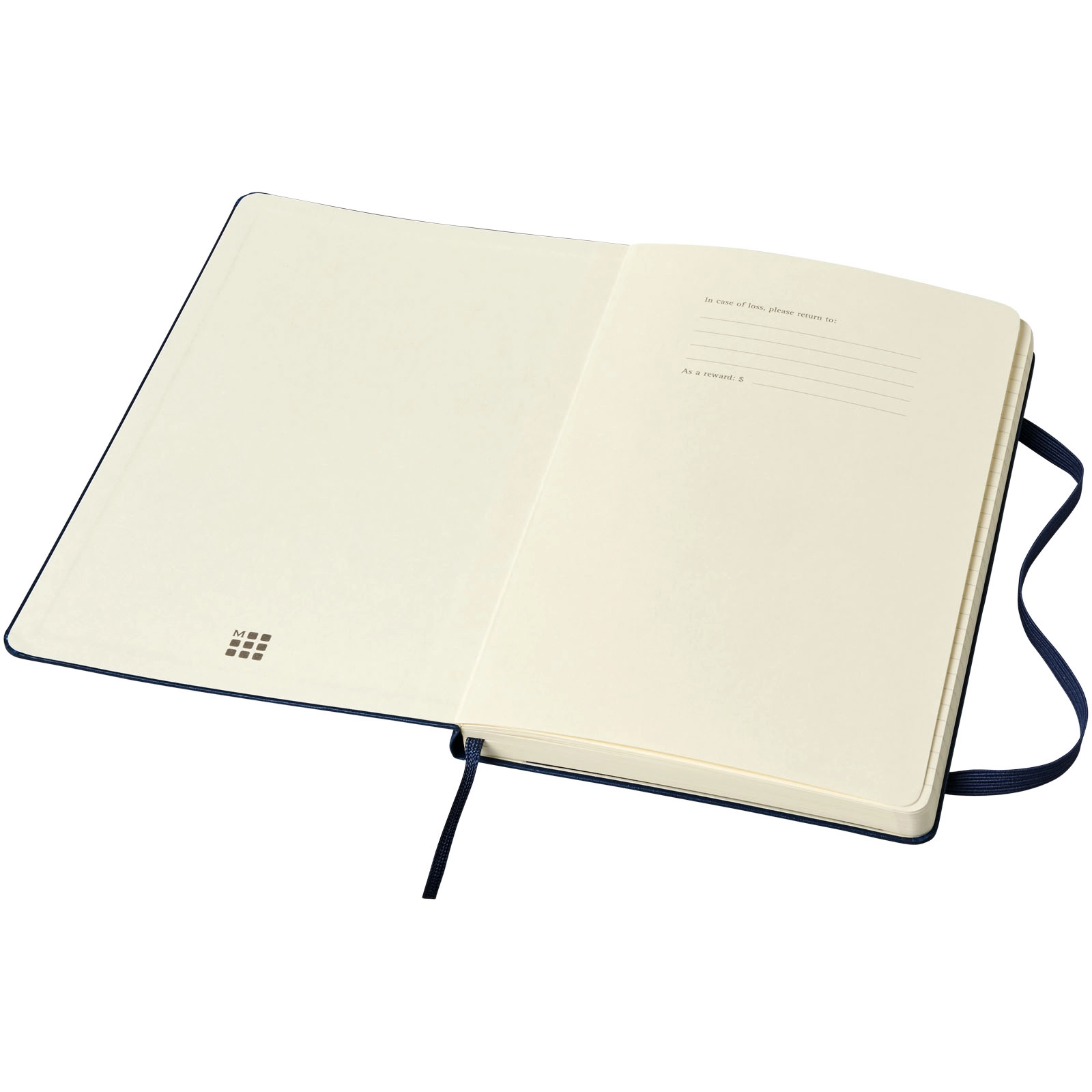 Immagine Blocco note con copertina rigida - a righe Moleskine Classic L