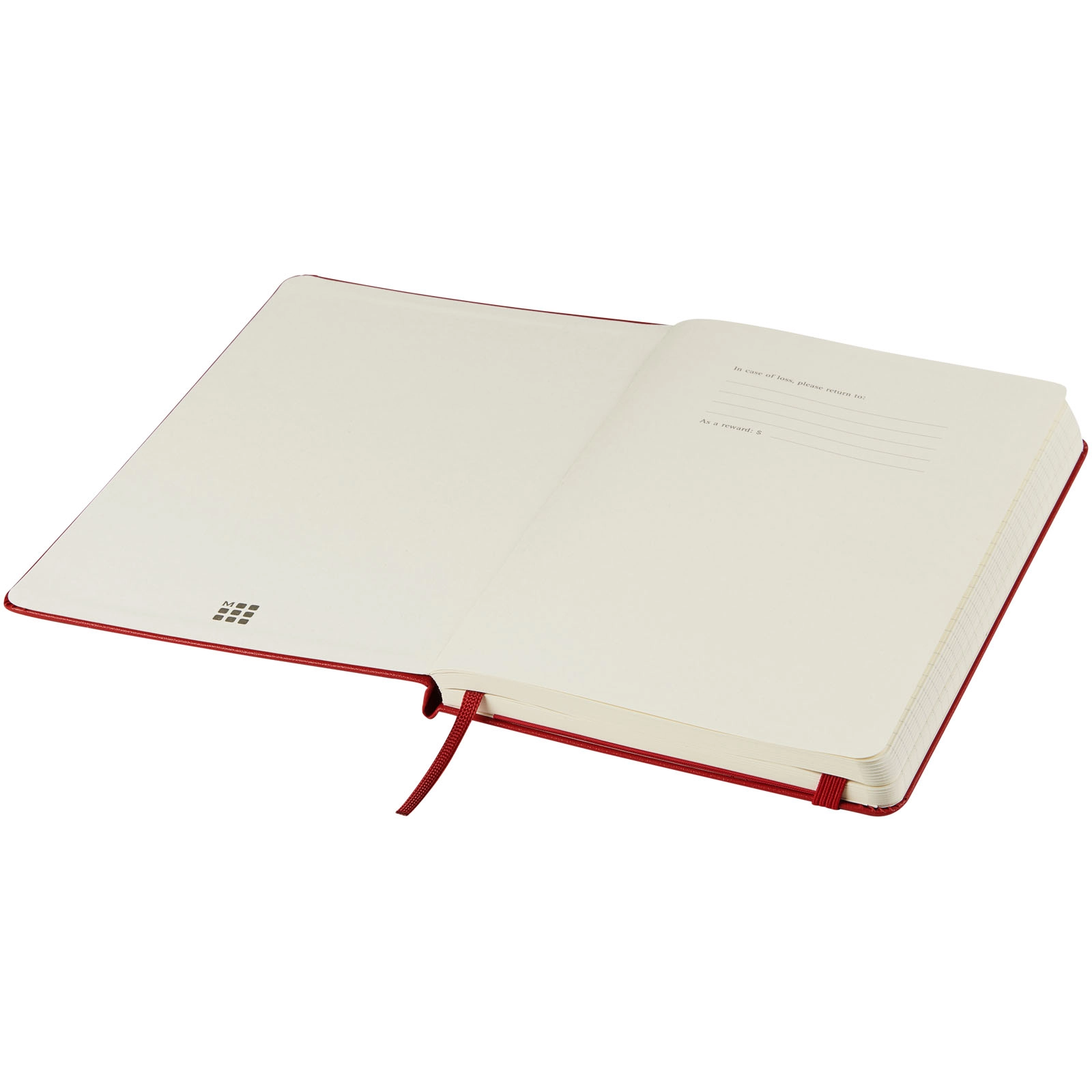 Immagine Blocco note con copertina rigida - a righe Moleskine Classic L