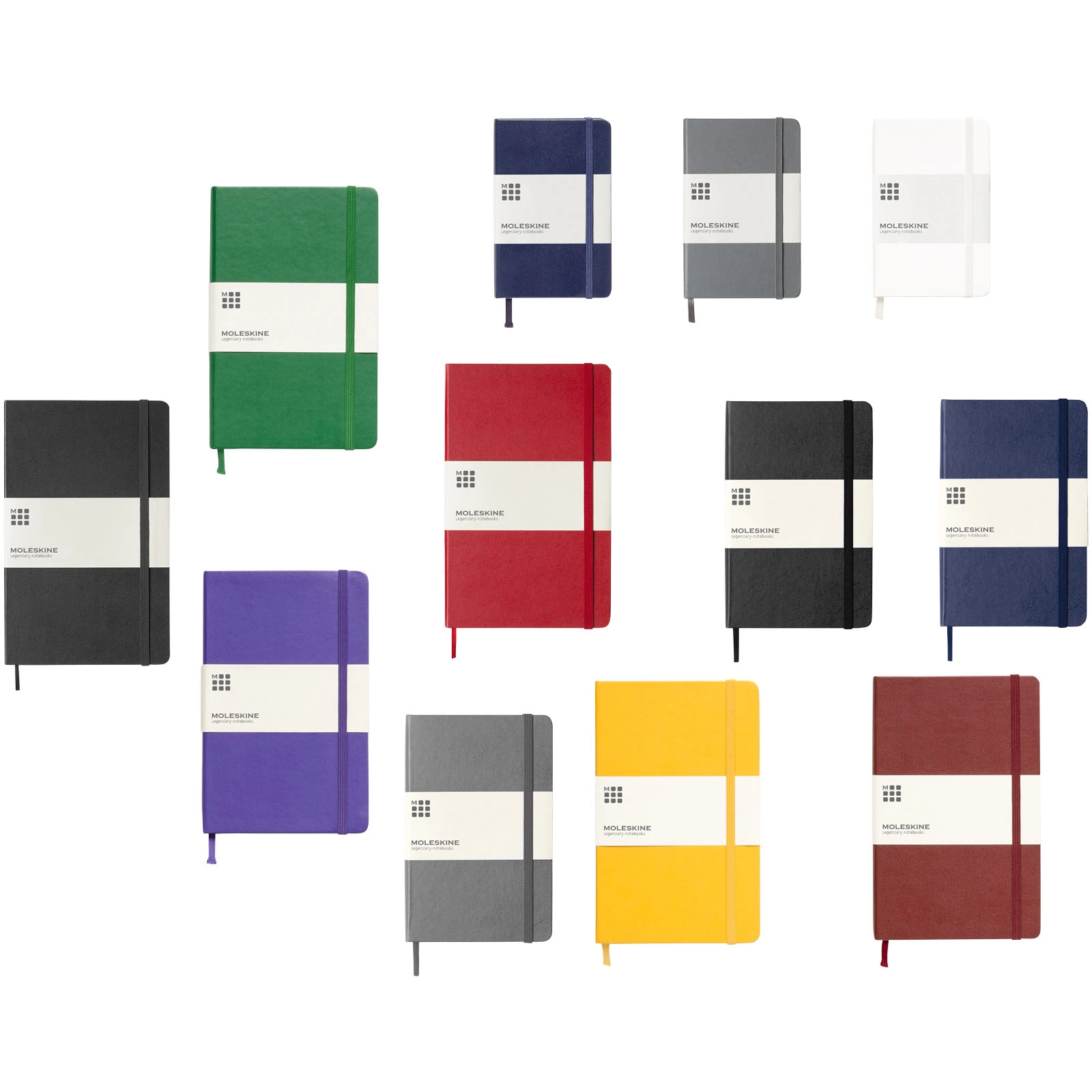 Immagine Blocco note con copertina rigida - a righe Moleskine Classic L