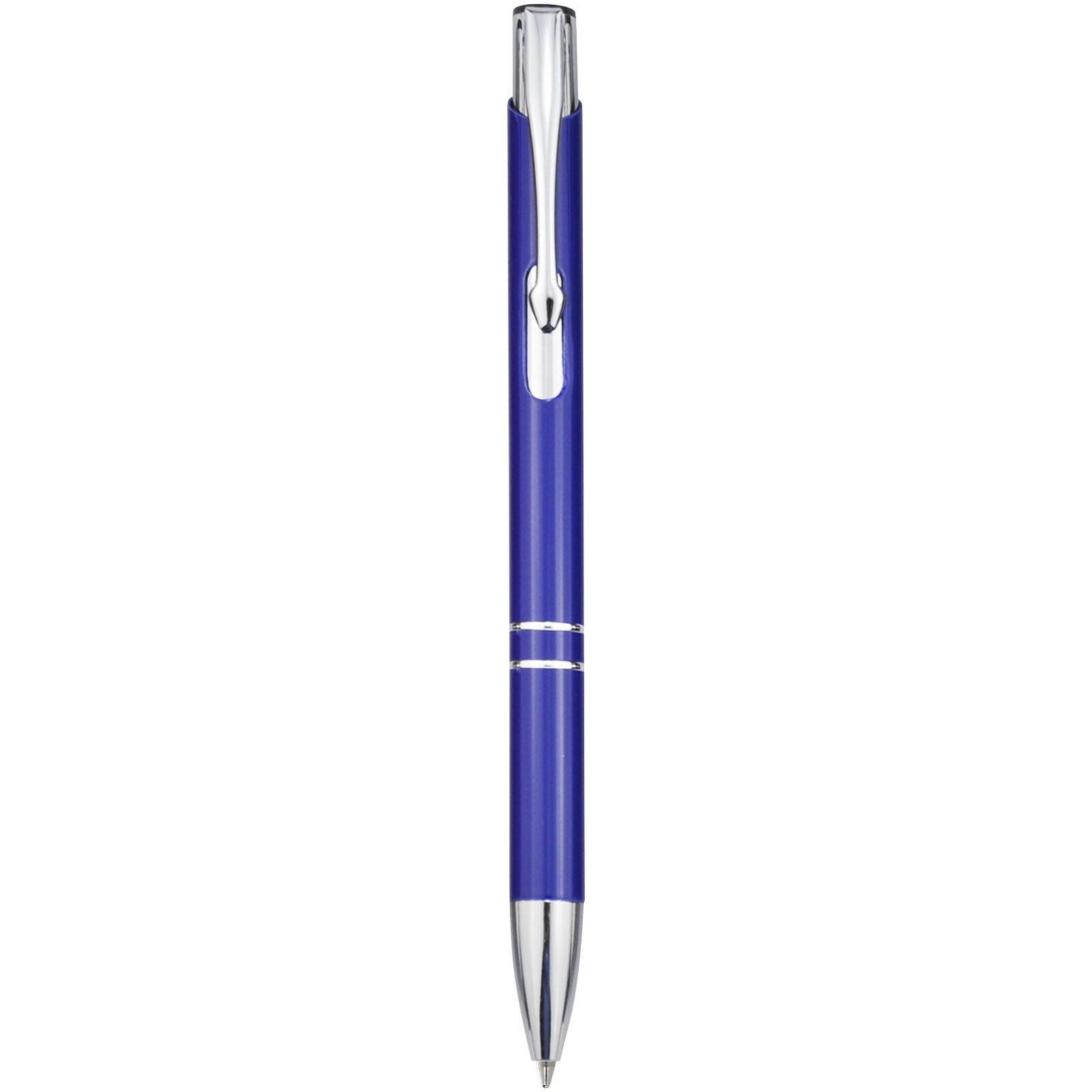 Immagine Penna a sfera a scatto Moneta in alluminio (inchiostro blu)