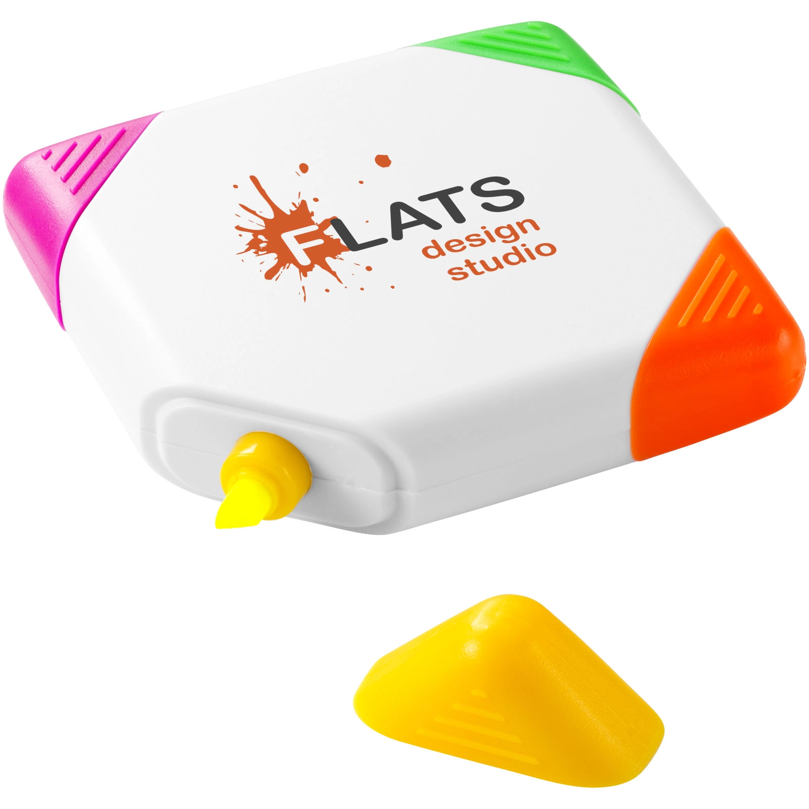 Immagine Evidenziatore quadrato a 4 colori Trafalgar