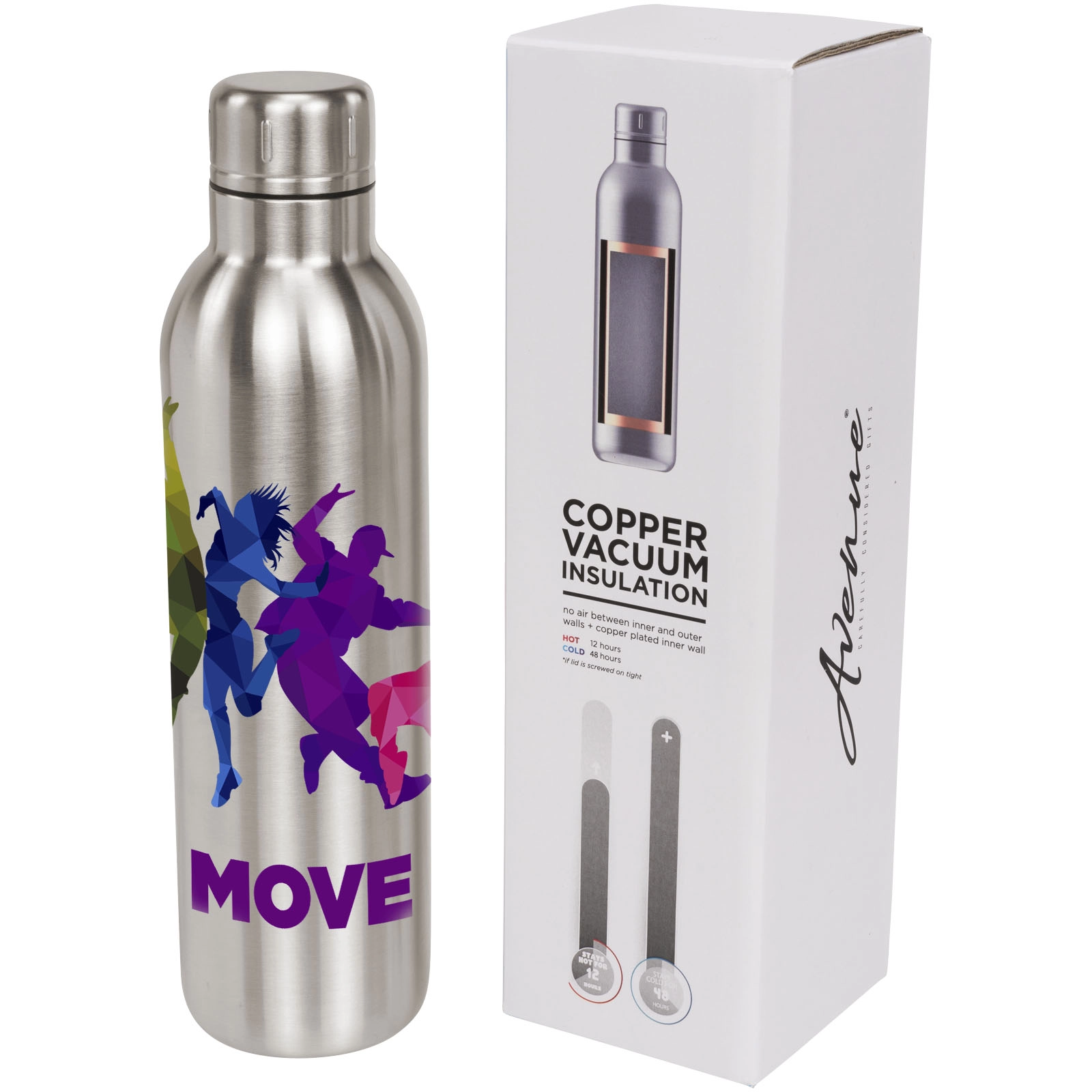 Immagine Borraccia sportiva termica Thor con isolamento sottovuoto in rame da 510 ml