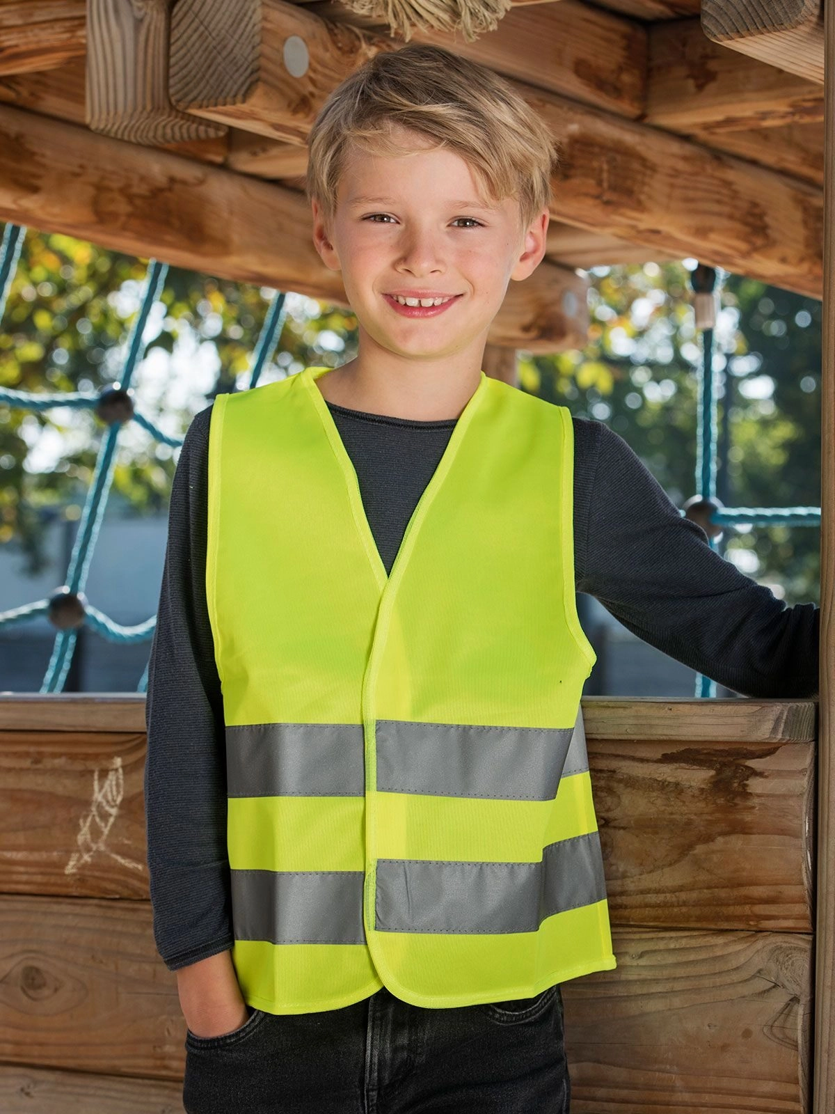 Immagine Gilet di sicurezza basic in pratica sacca custodia, sacca dotata di chiusura con velcro