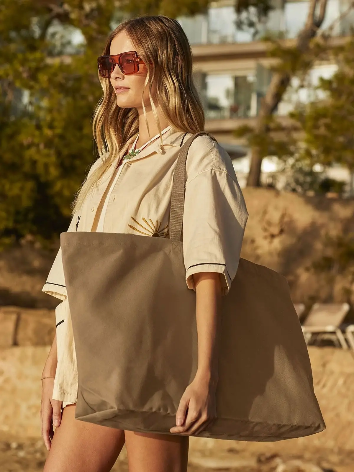 Immagine Oversized Canvas Tote Bag