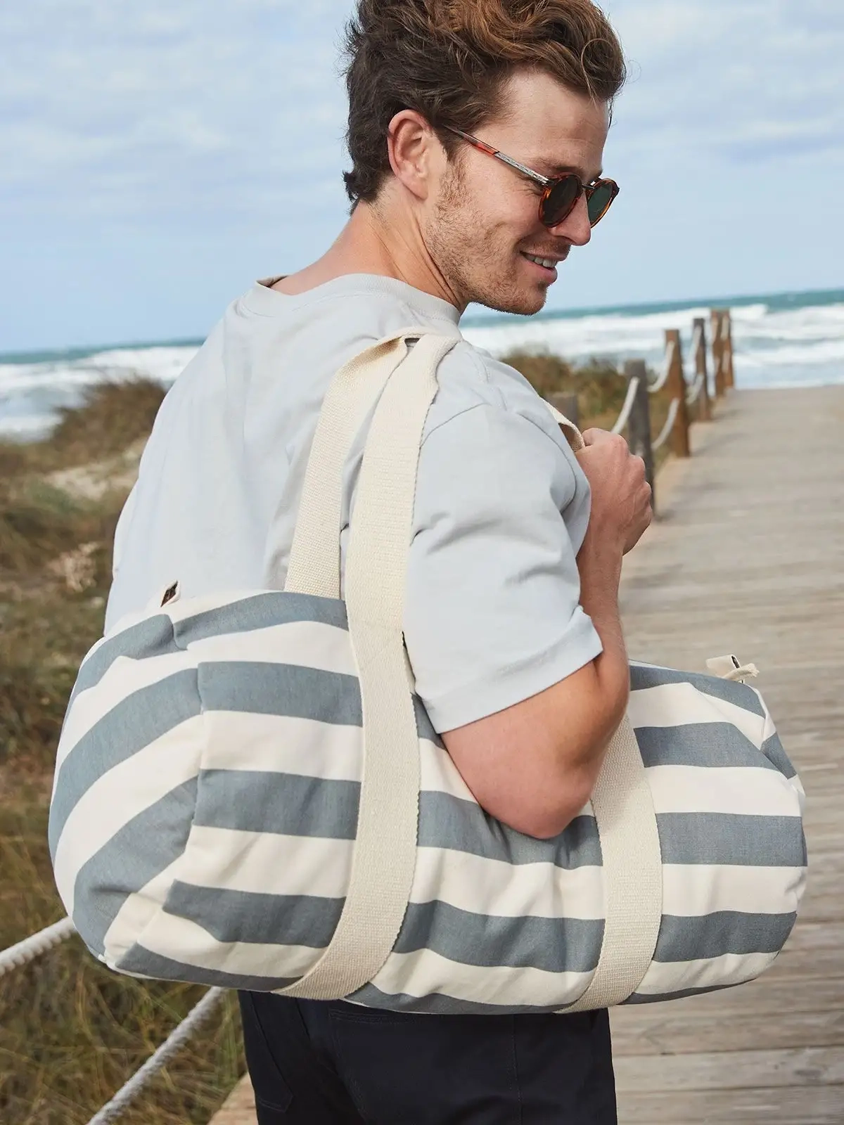 Immagine Nautical Barrel Bag