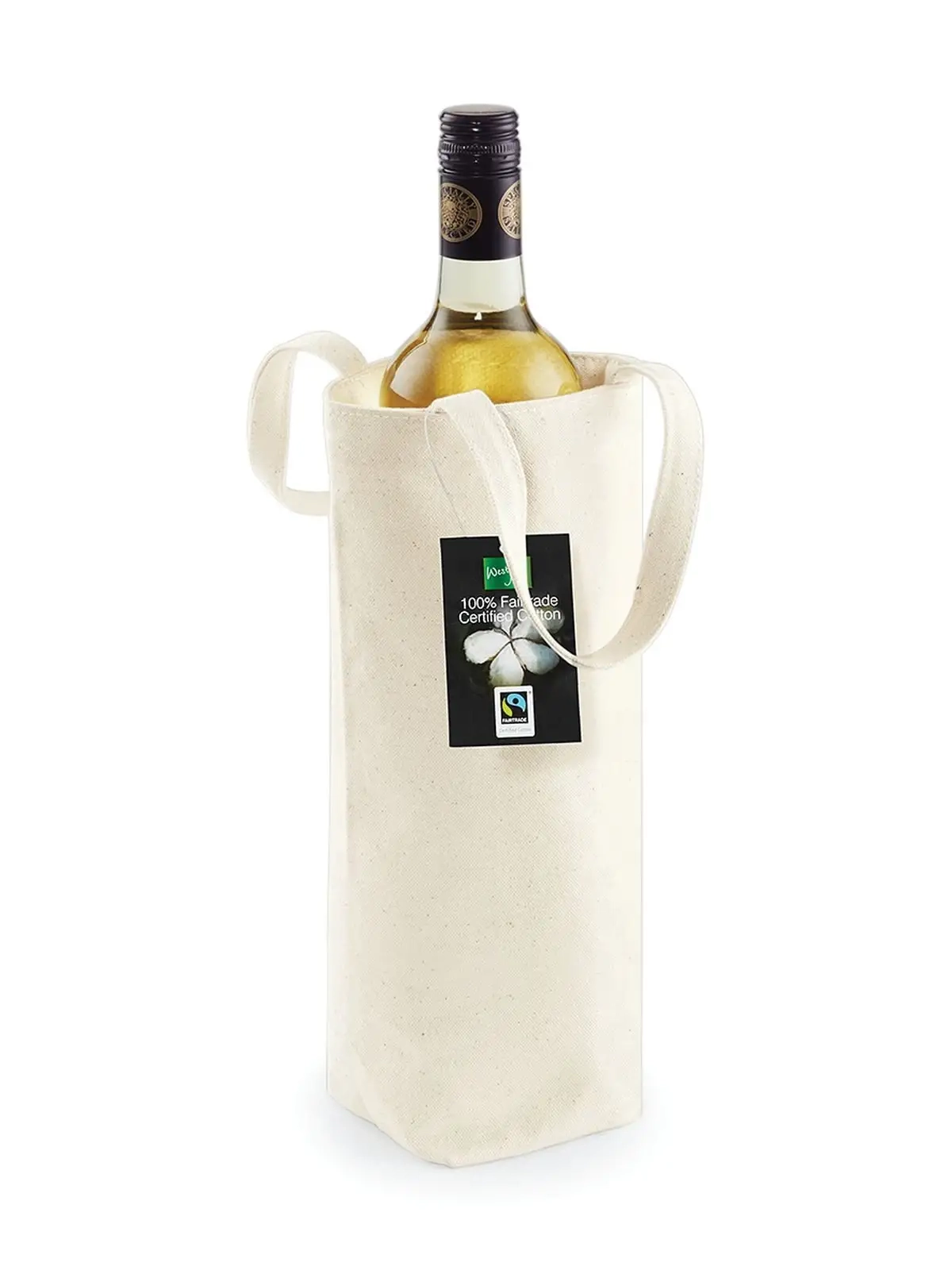 Immagine Fairtrade Cotton Bottle Bag