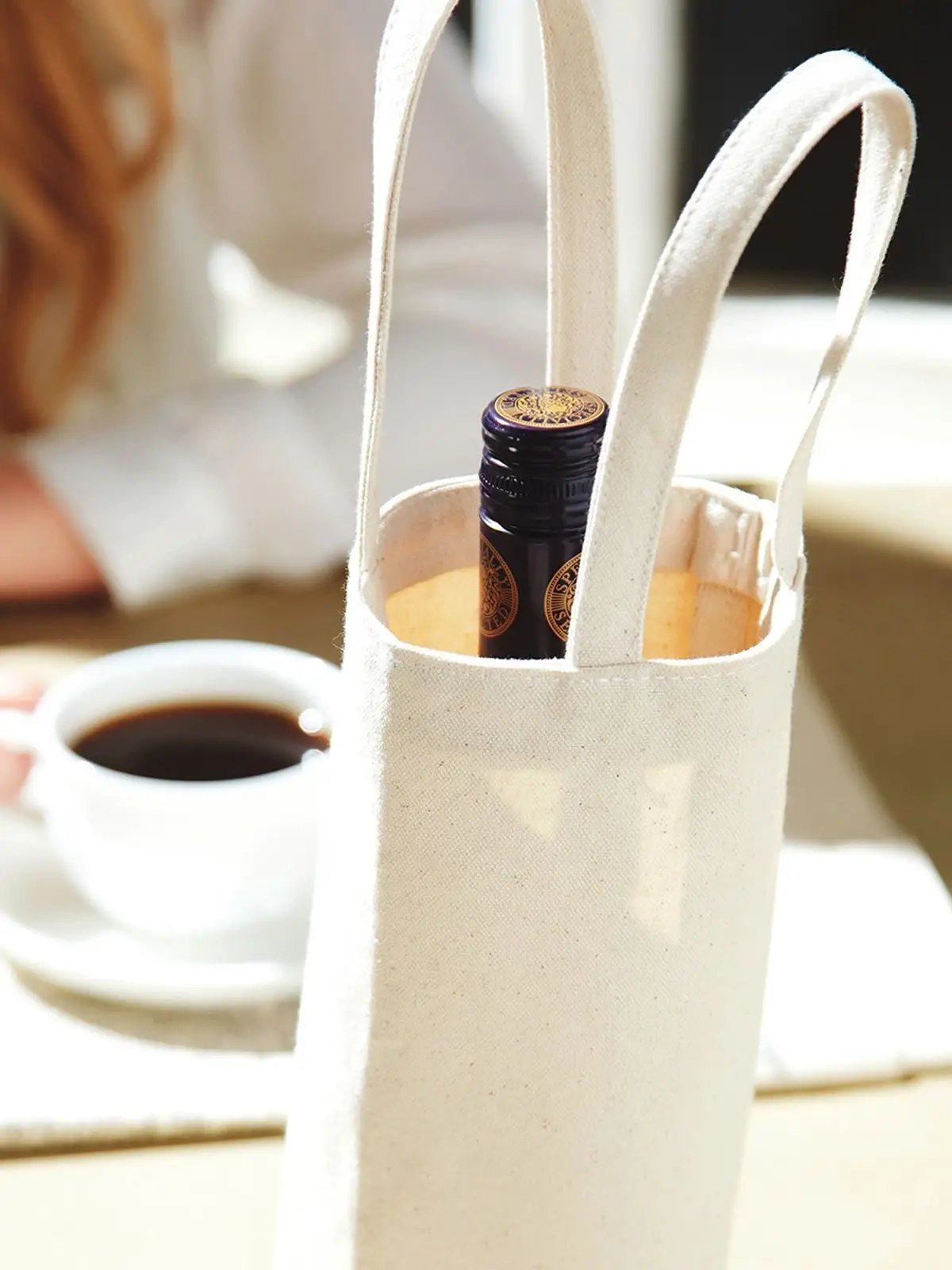 Immagine Fairtrade Cotton Bottle Bag