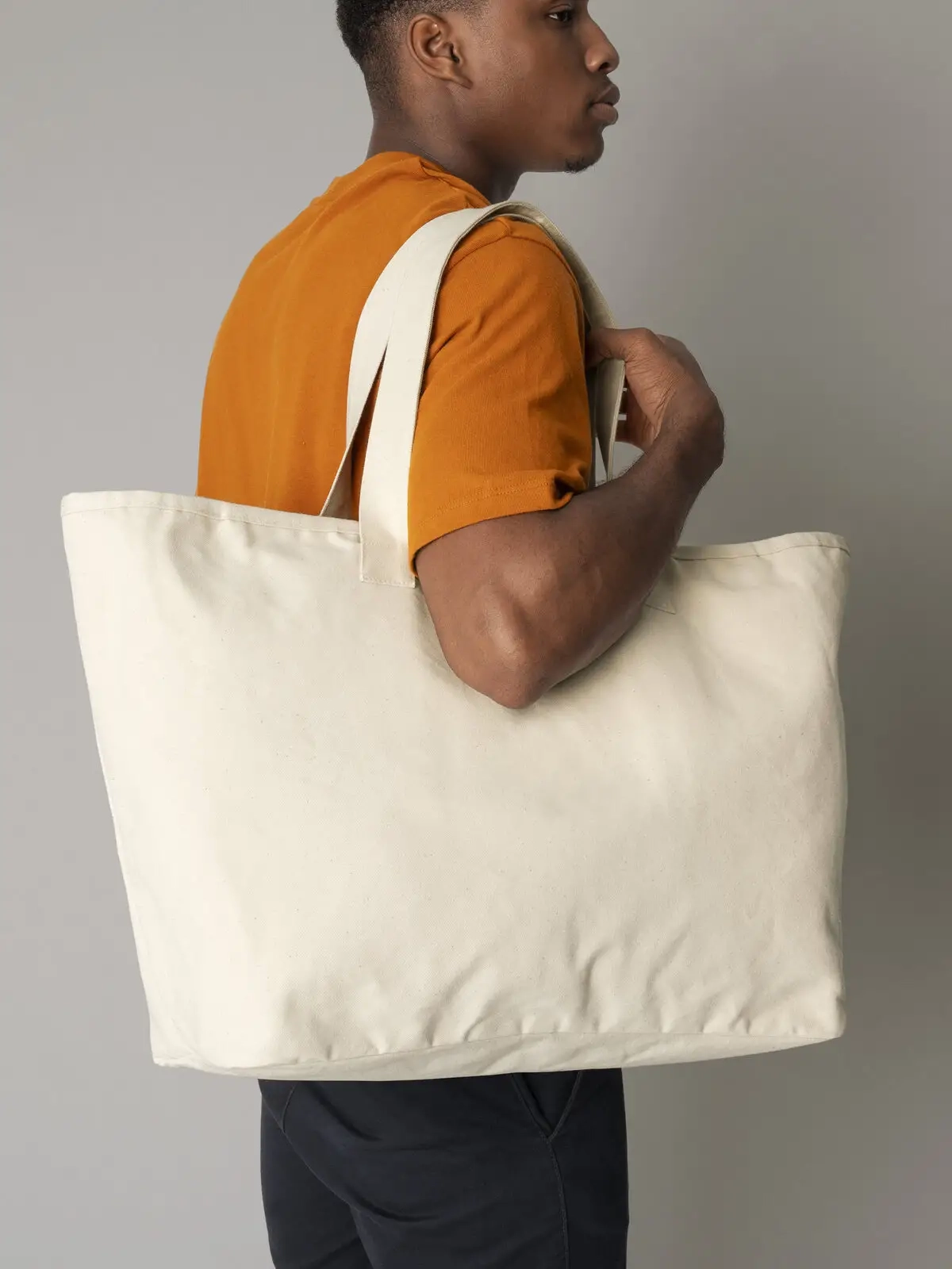 Immagine Oversized Heavy Duty Canvas Tote Bag