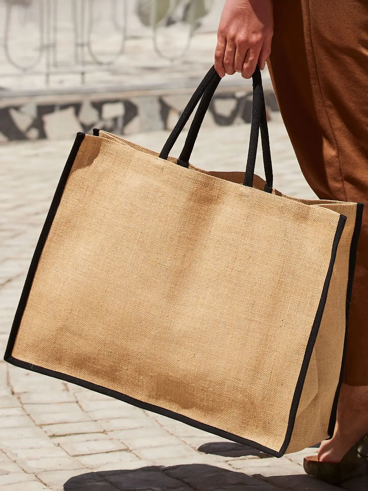 Immagine Natural Starched Jute Market Shopper