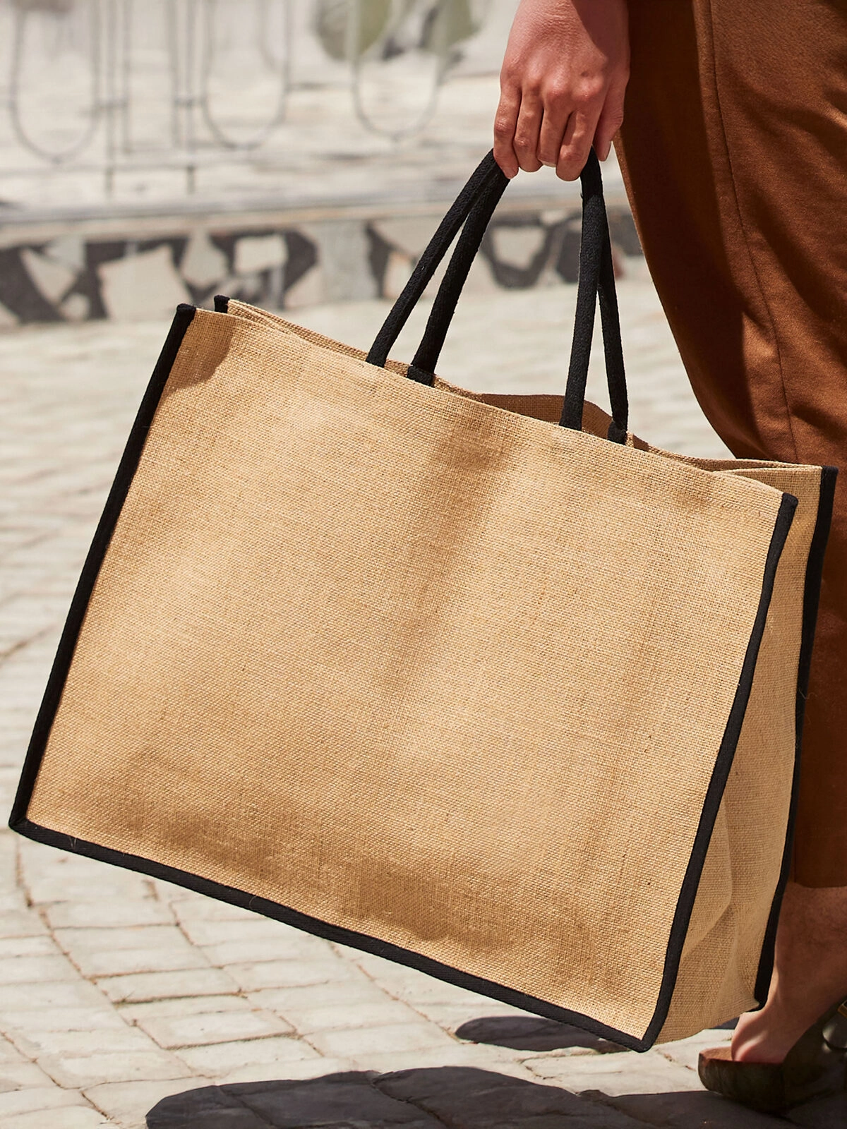 Immagine Natural Starched Jute Market Shopper